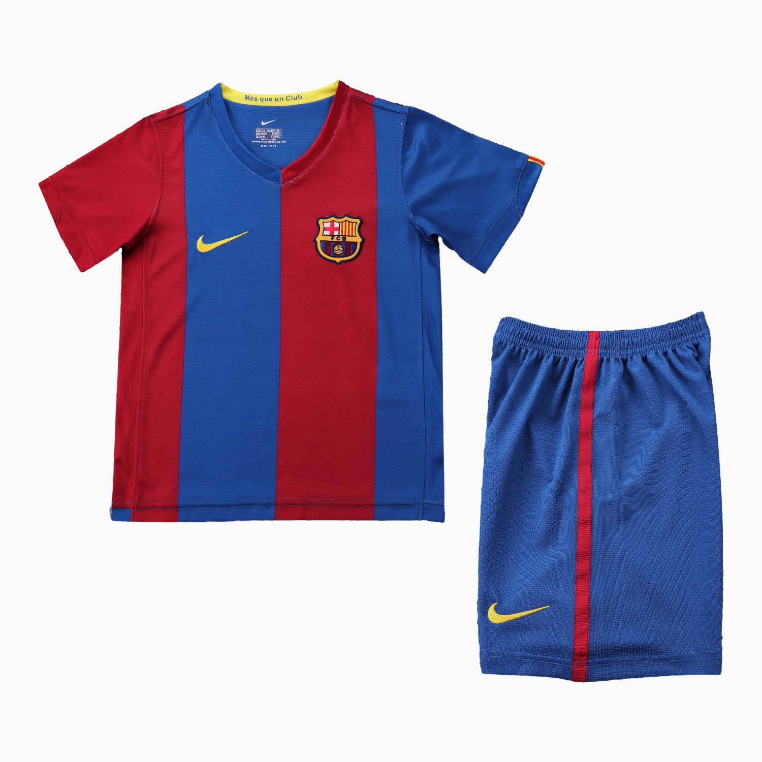 Retro Barcelona 2006-07 Home Kids Kit - JerseysGala