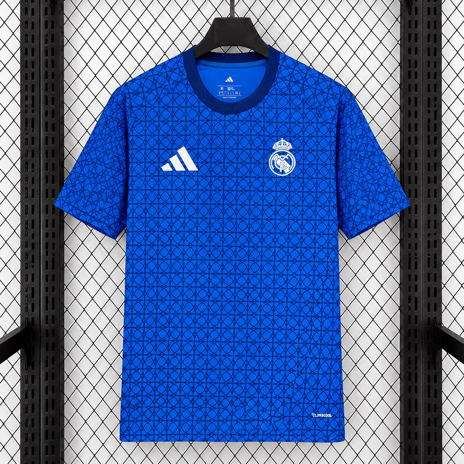 Real Madrid 26-27 Pre-Match 125 Years Anniversary Blue Training Jersey - Fans Version - JerseysGala