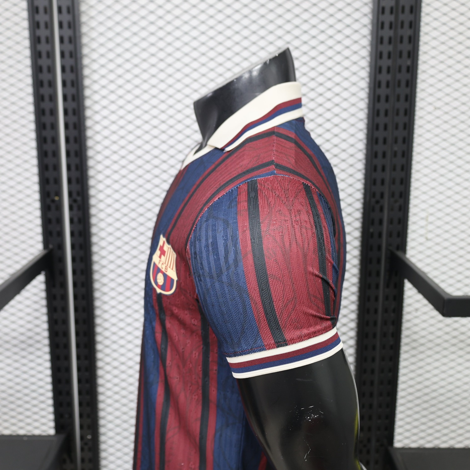 Barcelona 26-27 125 Years Anniversary Navy Burgundy Special Jersey - Player Version - JerseysGala