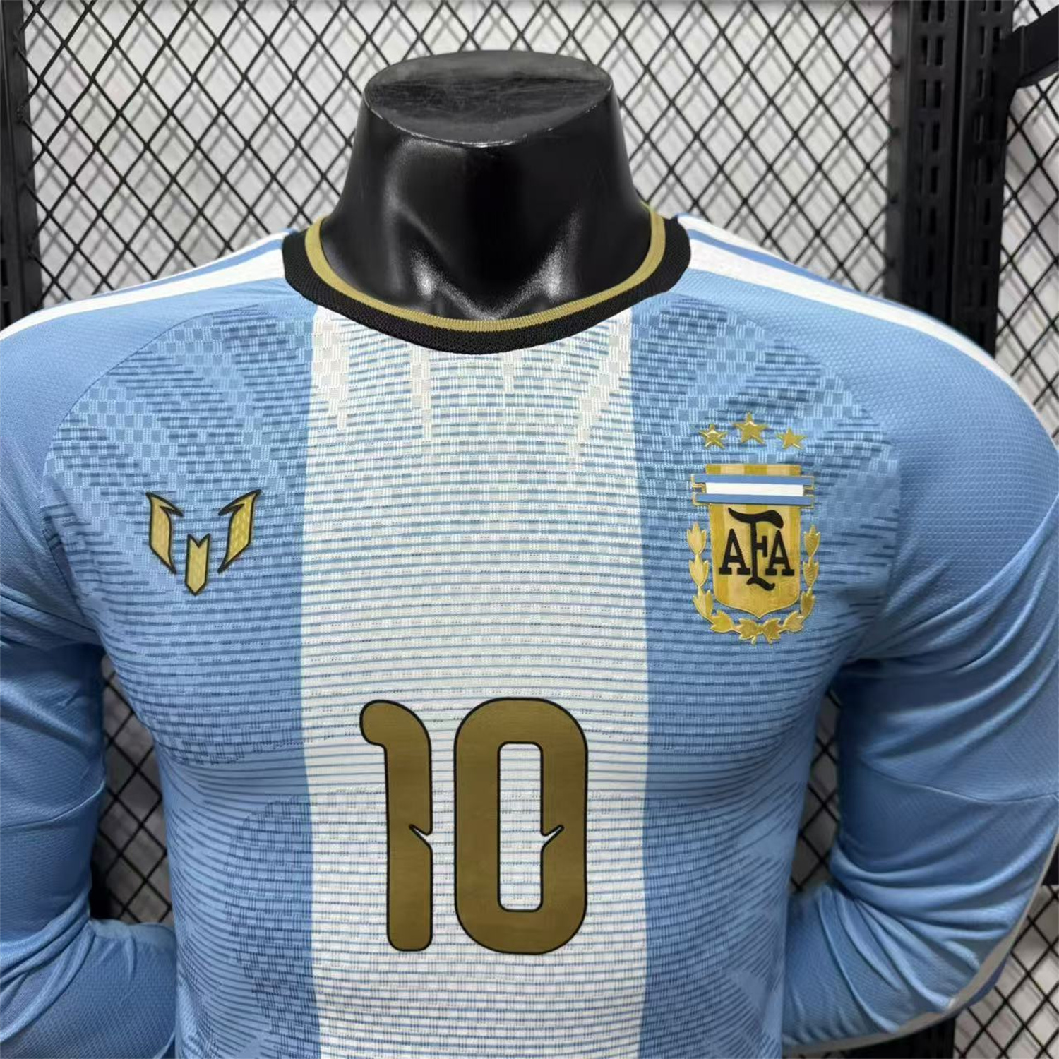 (MESSI #10) Argentina 2026 Messi Last Match Long Sleeves Special Jersey - Player Version - JerseysGala
