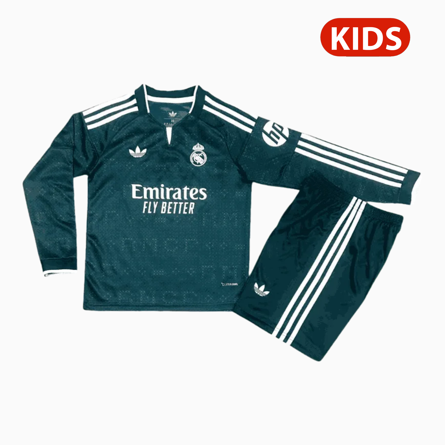 Real Madrid 26-27 Away Long Sleeves Kids Kit - JerseysGala