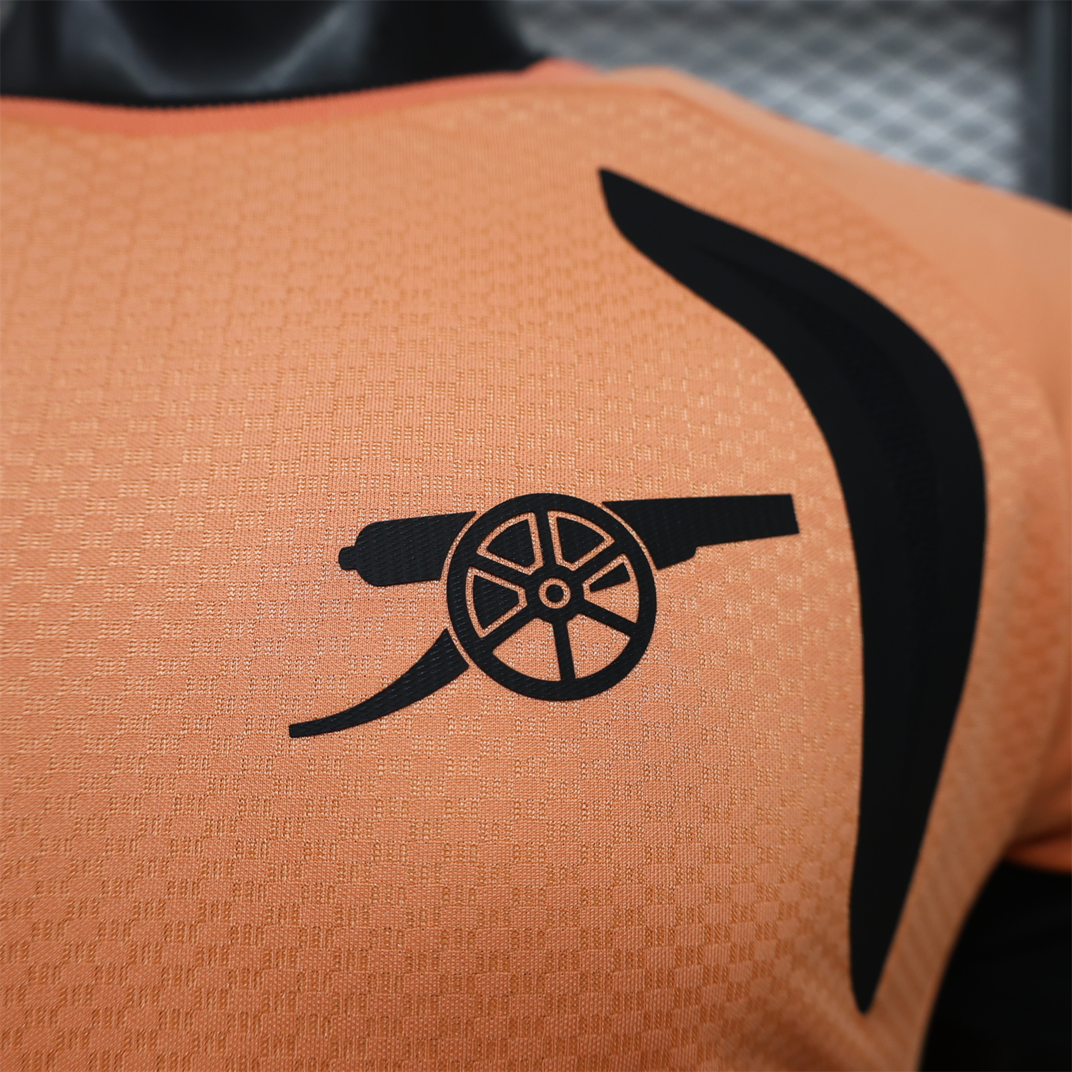 Arsenal 26-27 Orange Black Training Jersey - Player Version - JerseysGala