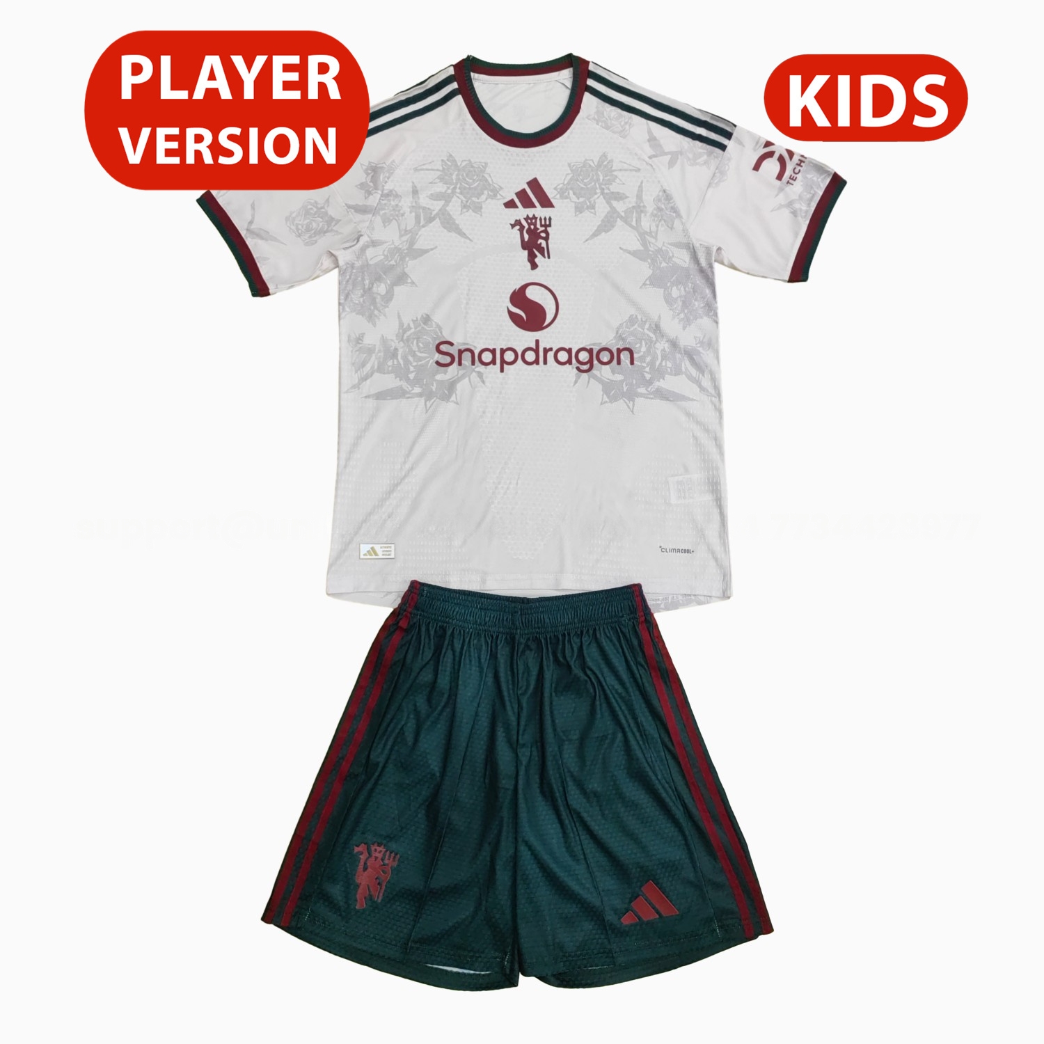 Manchester United 26-27 Third Kids Kit - Player Version - JerseysGala