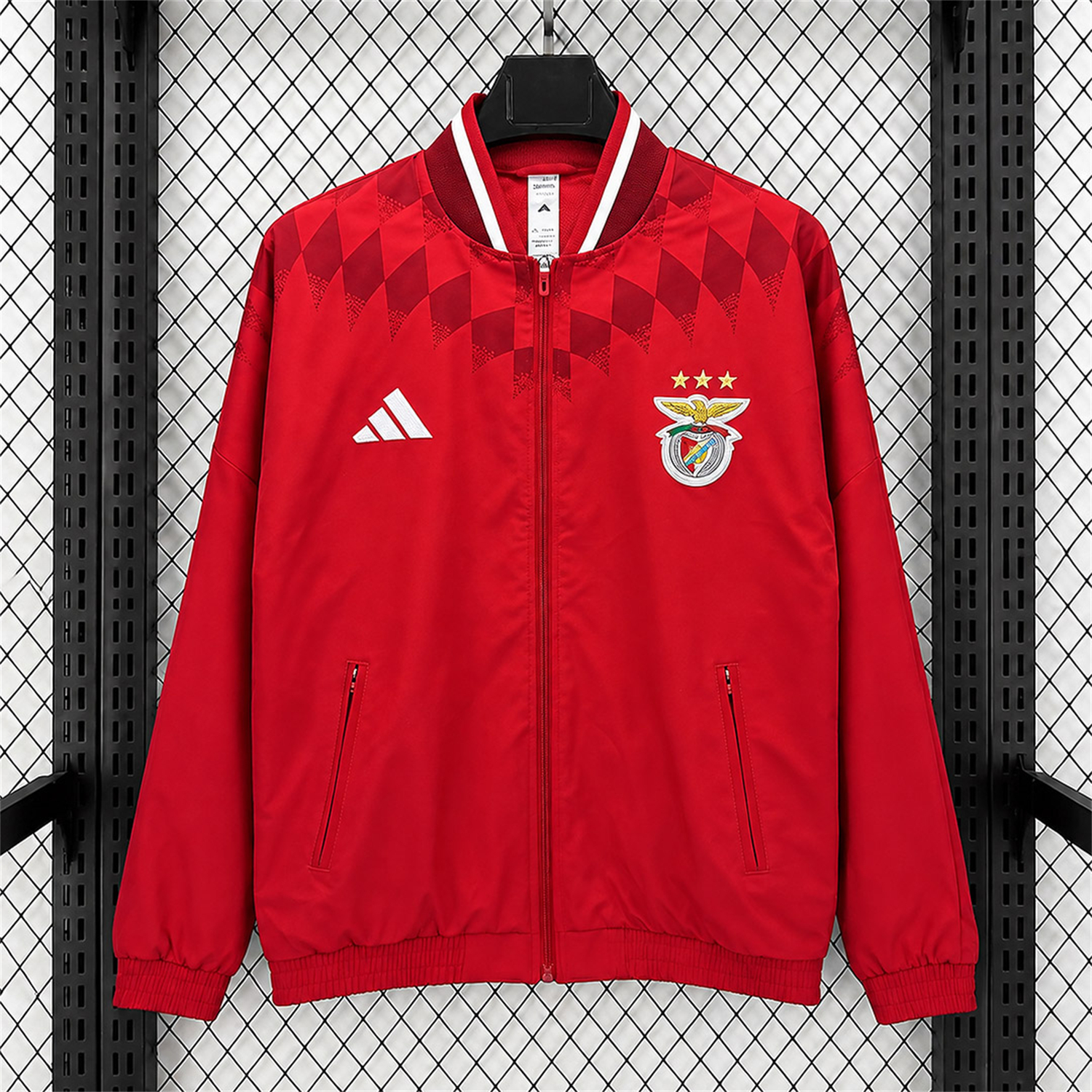 Benfica 26-27 Track Windbreaker Jacket - Red - JerseysGala