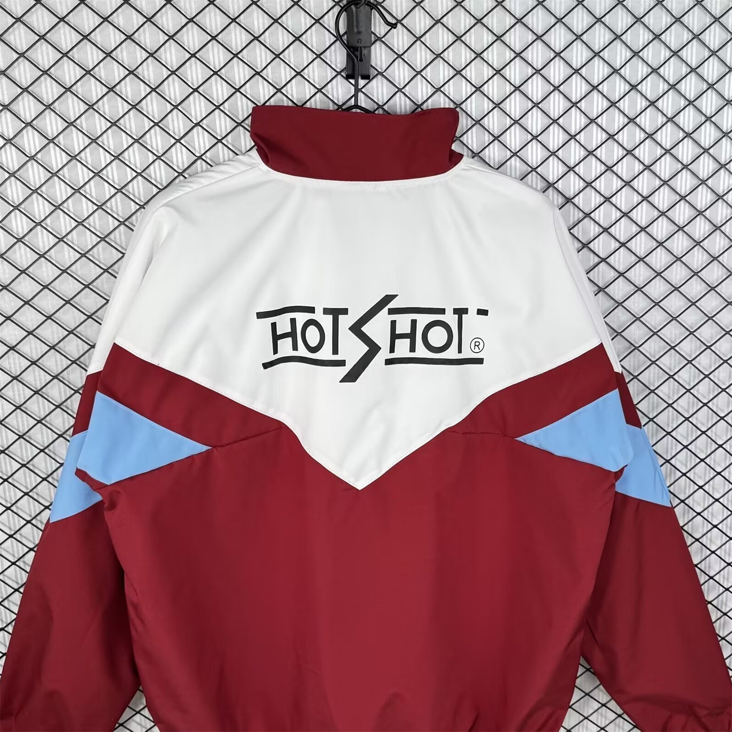 Retro Sevilla 1993-94 Home Windbreaker Jacket - White And Red - JerseysGala