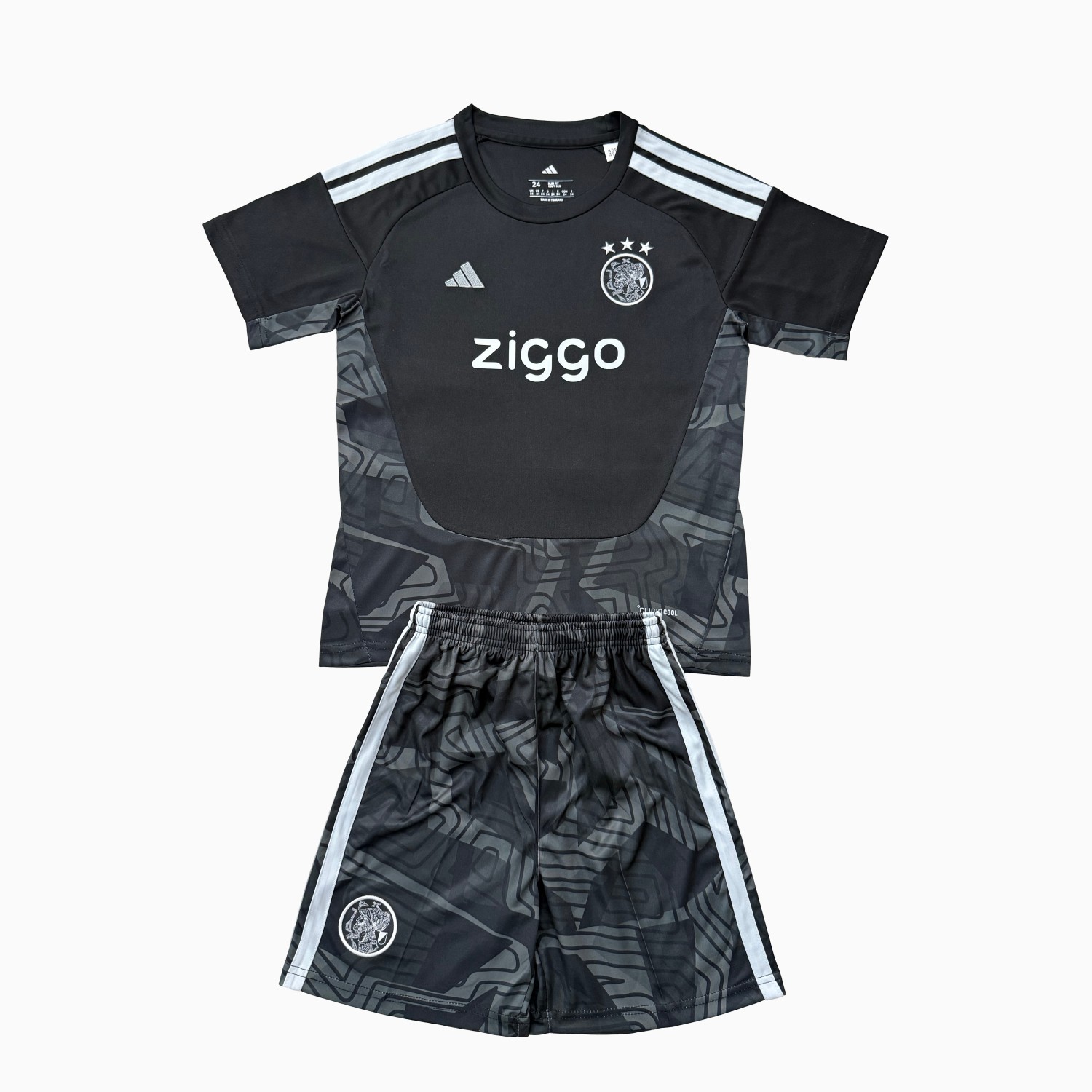Ajax 26-27 Black Goalkeeper Men's Adult Jersey Set - Fans Version - JerseysGala