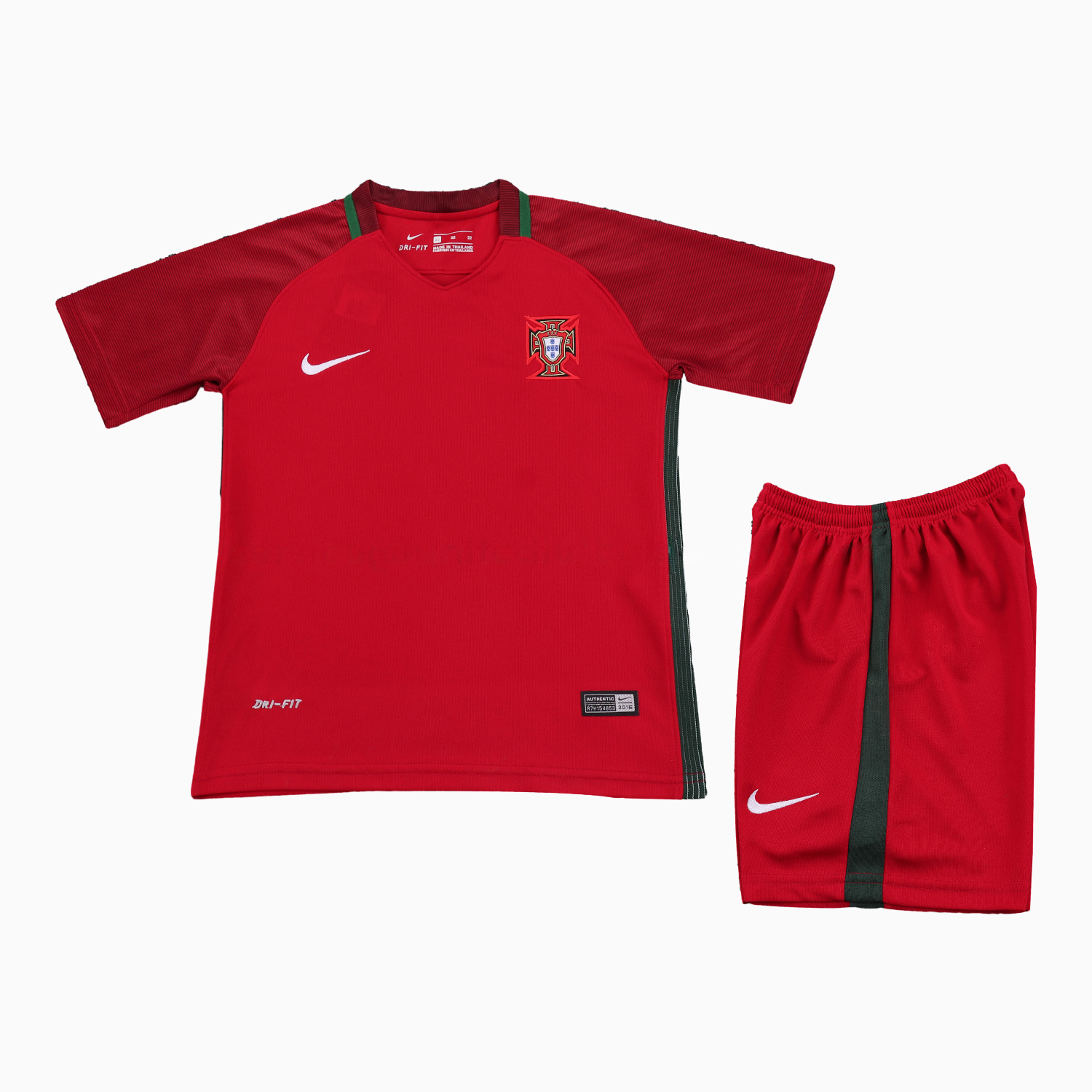 Retro Portugal 2016 Home Kids Kit - JerseysGala