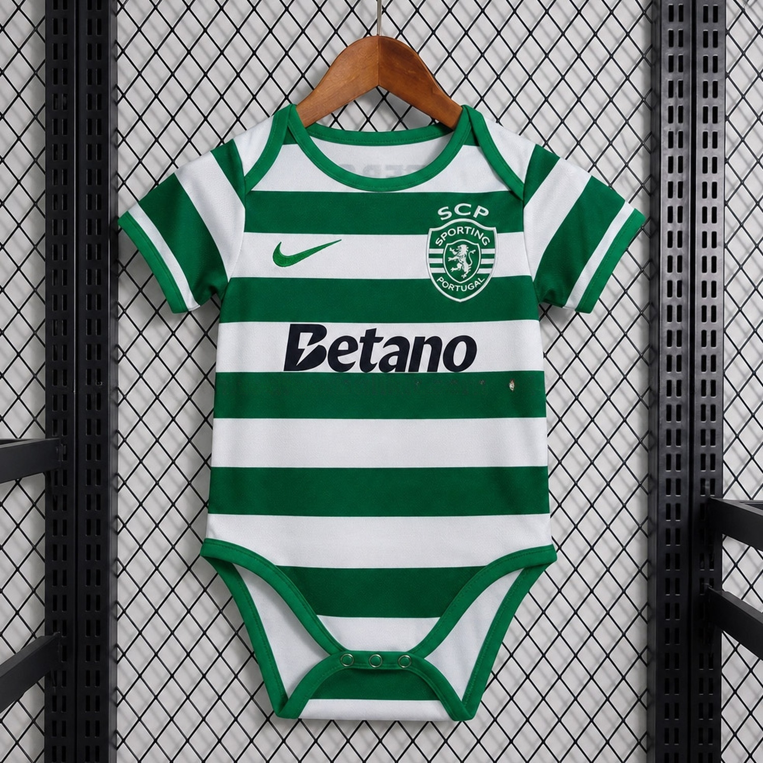 Sporting CP Lisbon 26-27 Home Baby Crawling Suit - JerseysGala