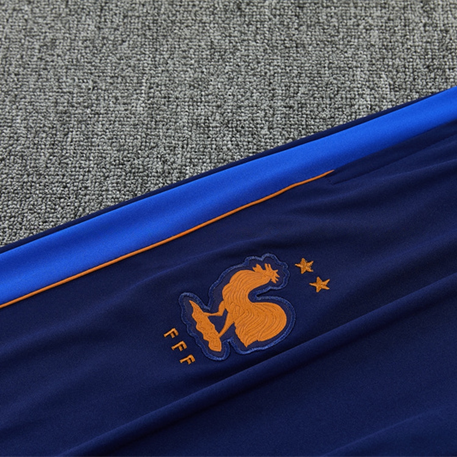 France 2026 Long Sleeve Training Set - Deep Blue Top & Deep Blue Pants - JerseysGala