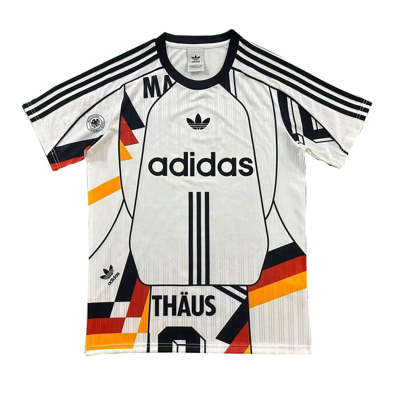 Germany 2026 Adidas Originals Retro Style White Jersey - Fans Version - JerseysGala