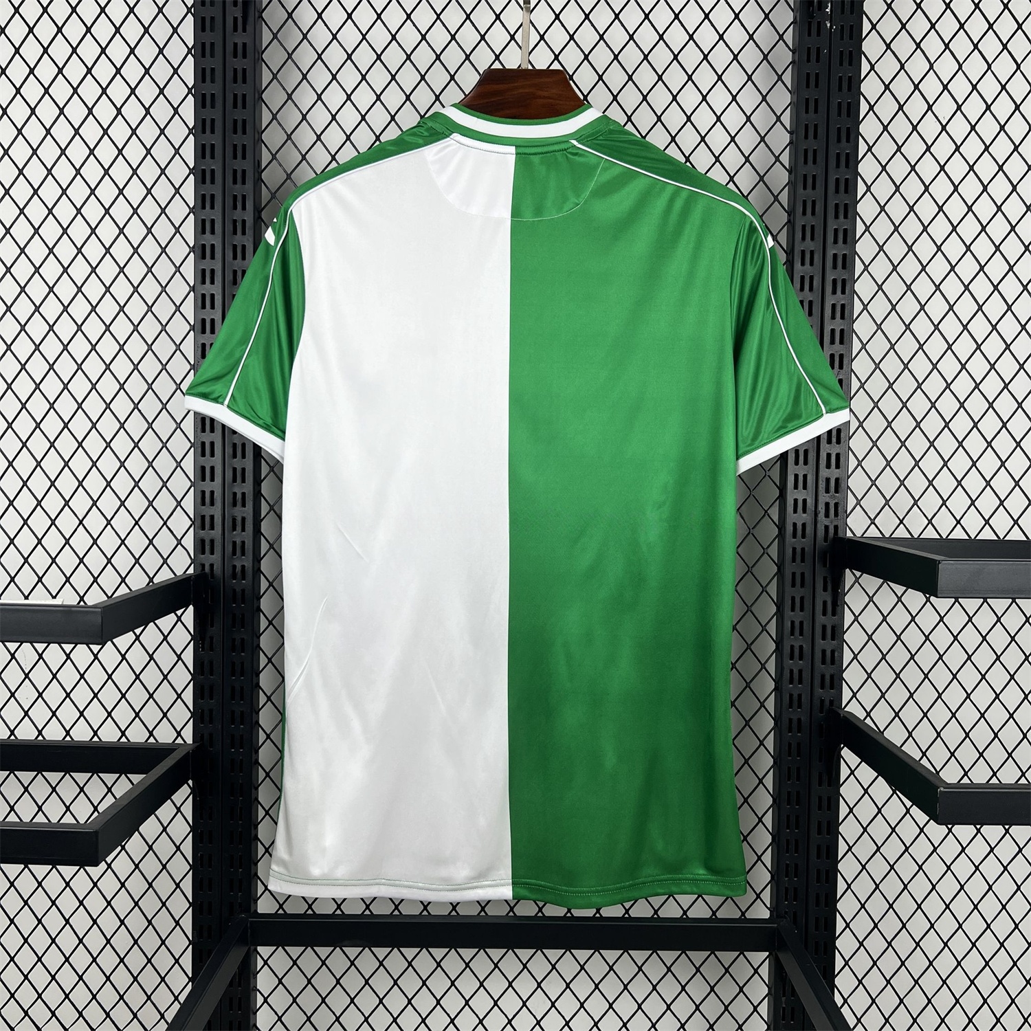 Cordoba 25-26 Retro Style Green And White Half Jersey - Fans Version - JerseysGala