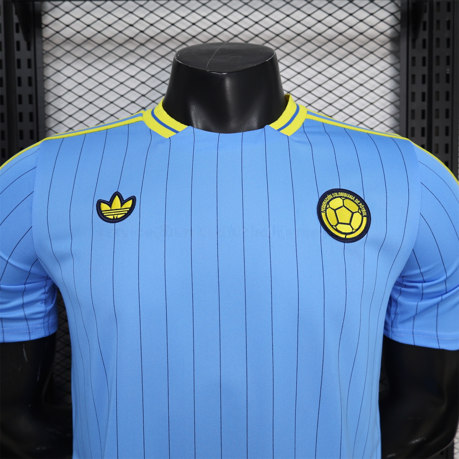 Colombia 2026 Terrace Icon Retro Casual Style Blue Jersey - Player Version - JerseysGala