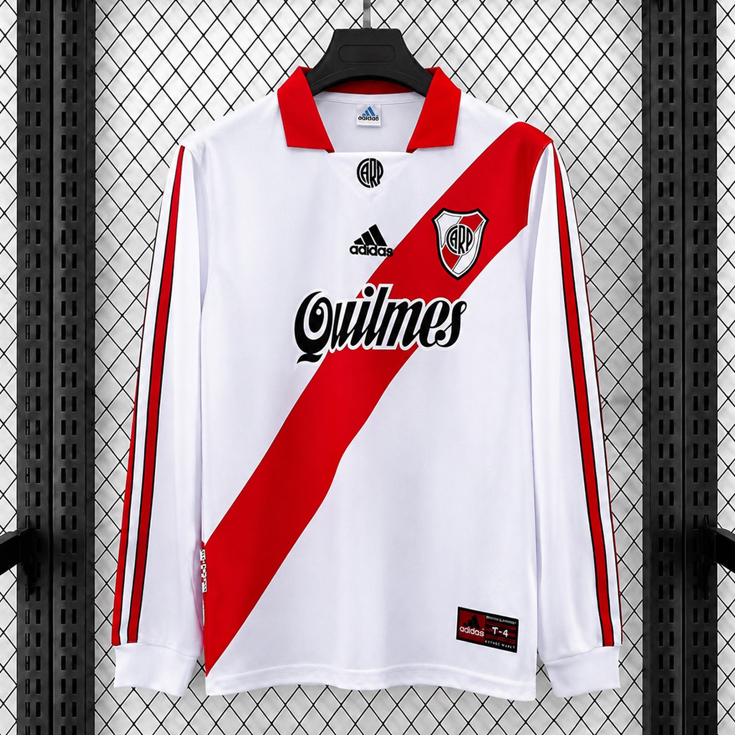 Retro River Plate 1998-00 Home Long Sleeves Jersey - JerseysGala