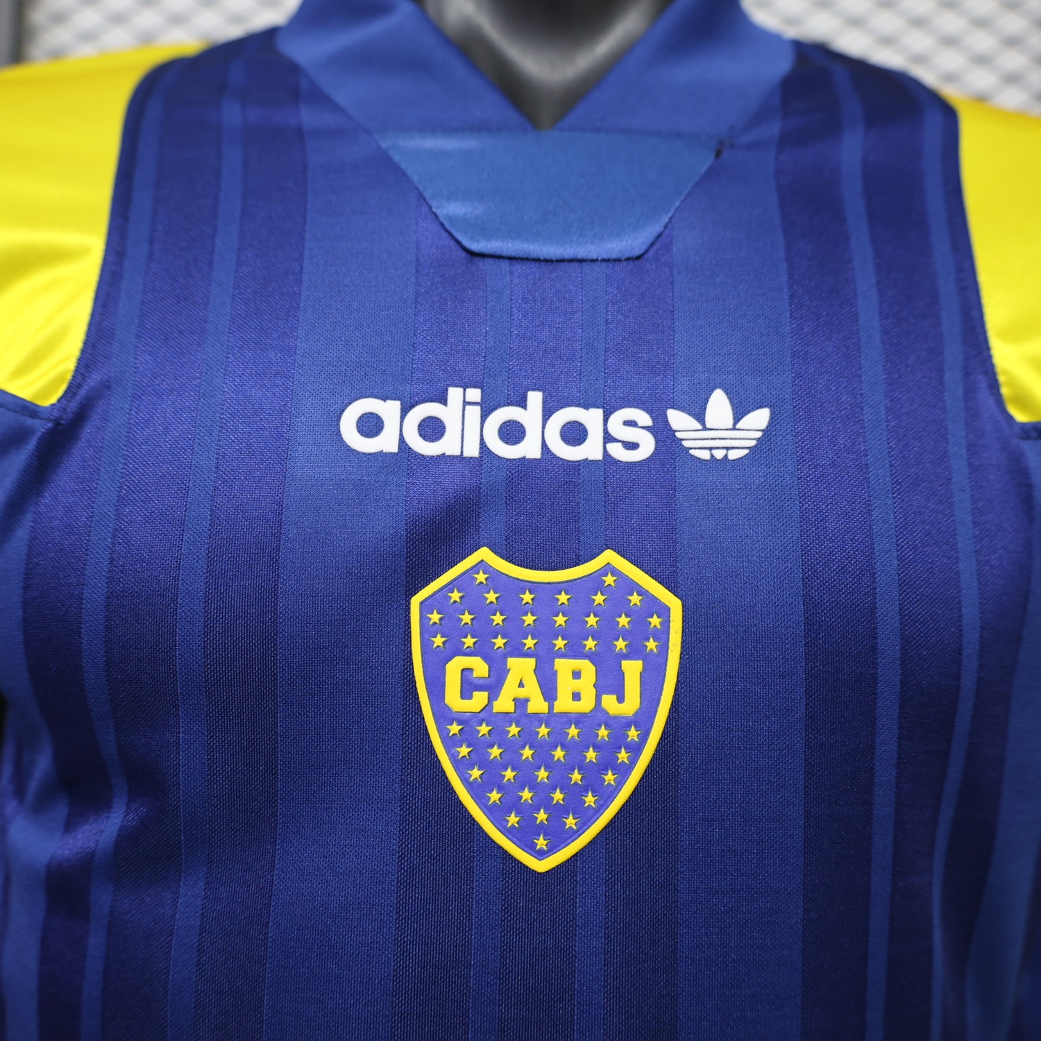 Boca Juniors 26-27 Blue Yellow Retro Style Casual Jersey - Player Version - JerseysGala