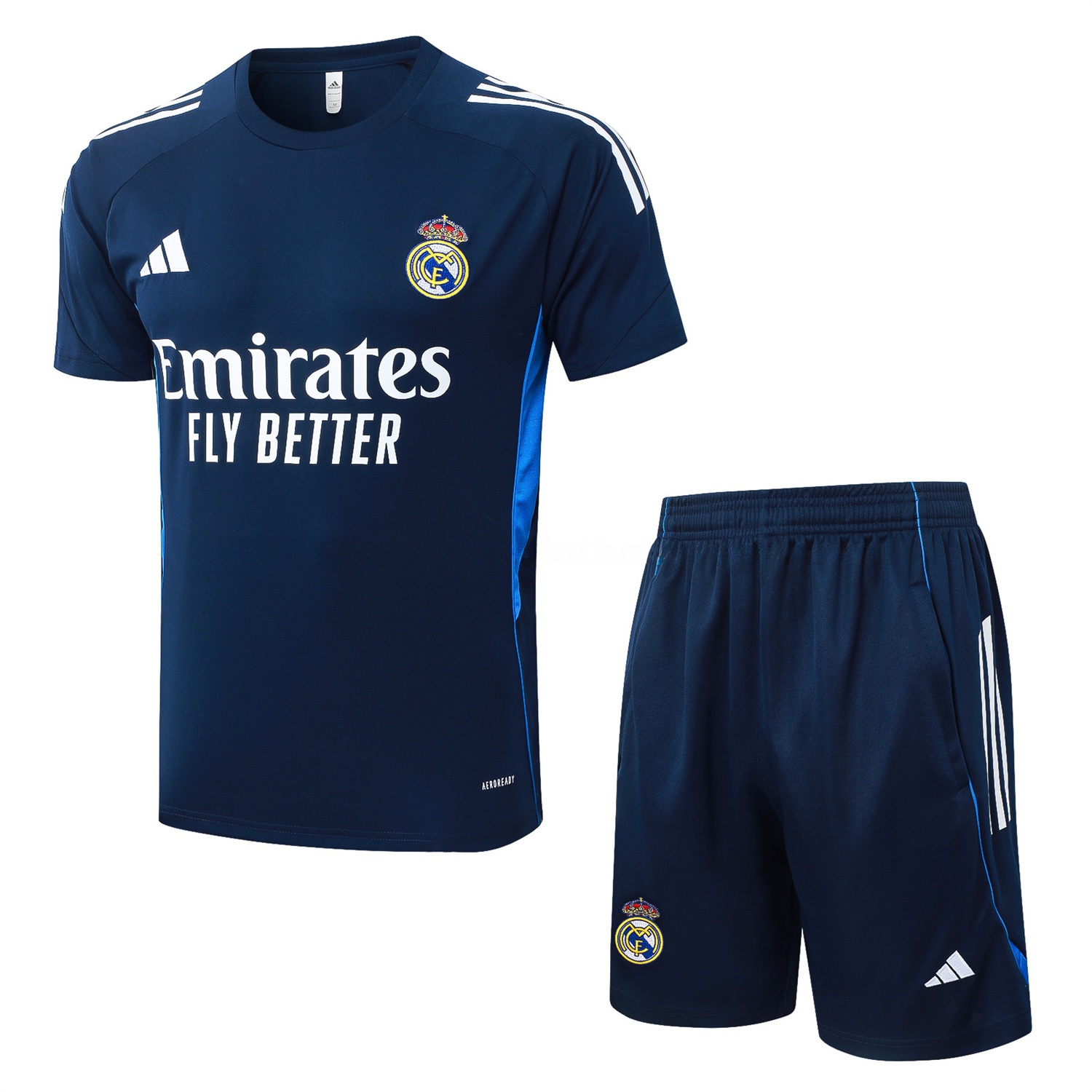 Real Madrid 25-26 Short-Sleeve Training Set - Royal Blue Vest & Shorts - JerseysGala