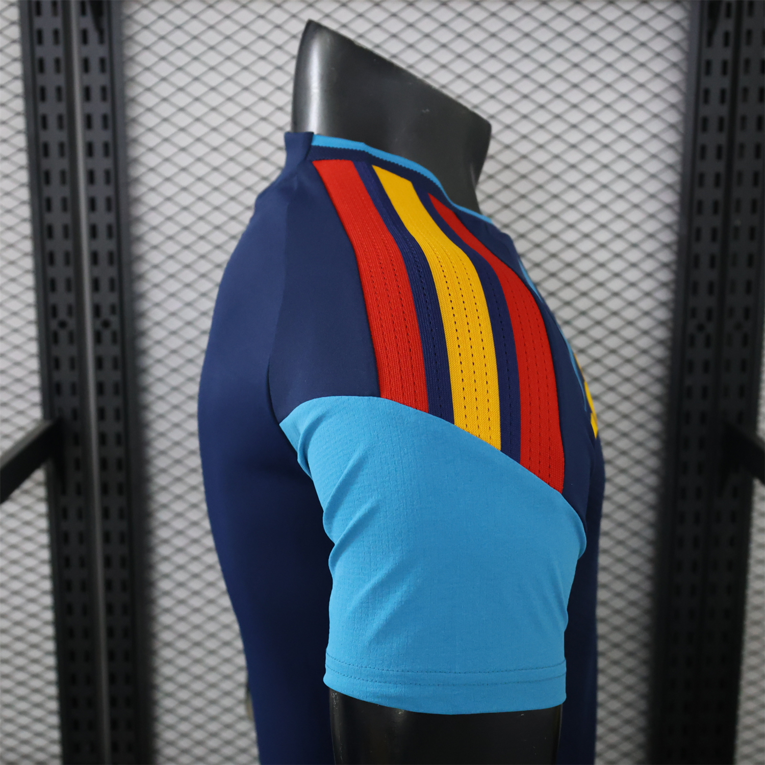Spain 2026 Deep Blue And Light Blue Training Jersey - Player Version - JerseysGala