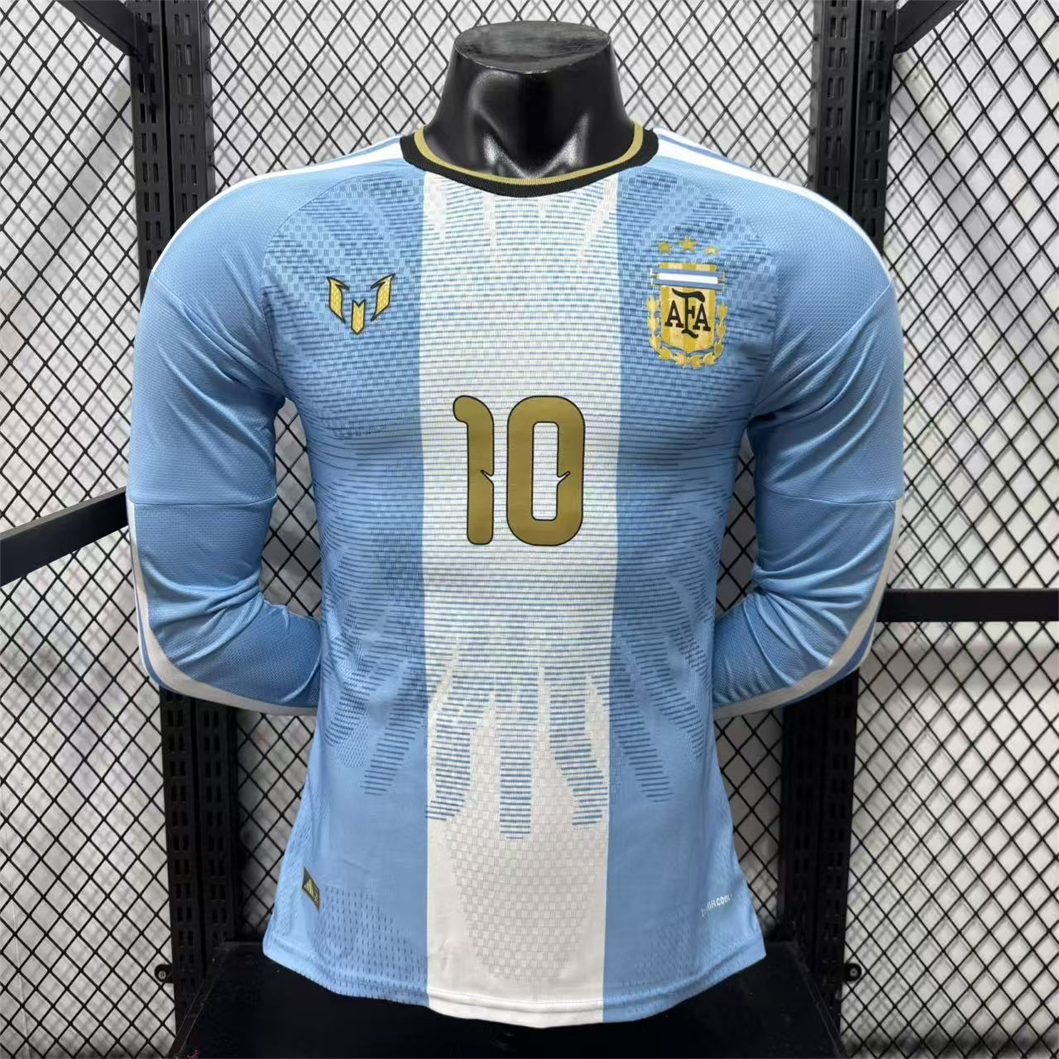 (MESSI #10) Argentina 2026 Messi Last Match Long Sleeves Special Jersey - Player Version - JerseysGala