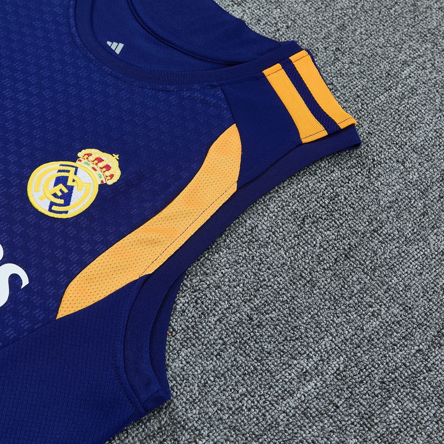 Real Madrid 26-27 Vest Training Set - Blue Vest and Shorts - JerseysGala