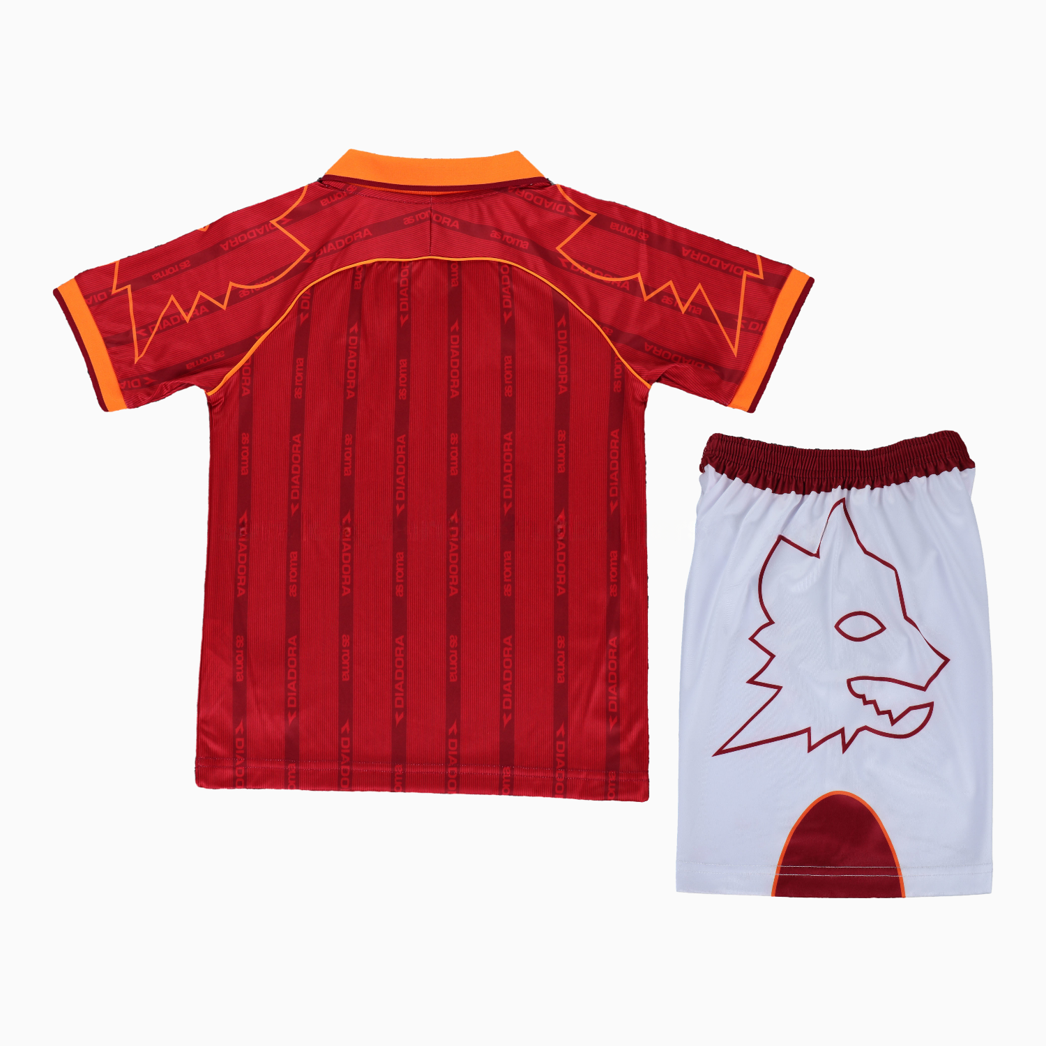 Retro Roma 1999-00 Home Kids Kit - JerseysGala