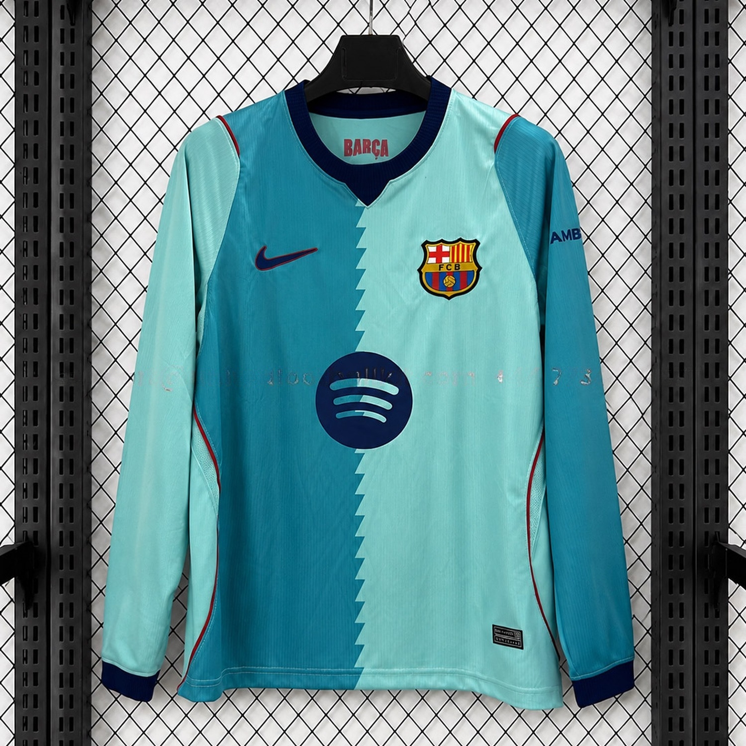 Barcelona 26-27 Third Long Sleeves Jersey - Fans Version - JerseysGala