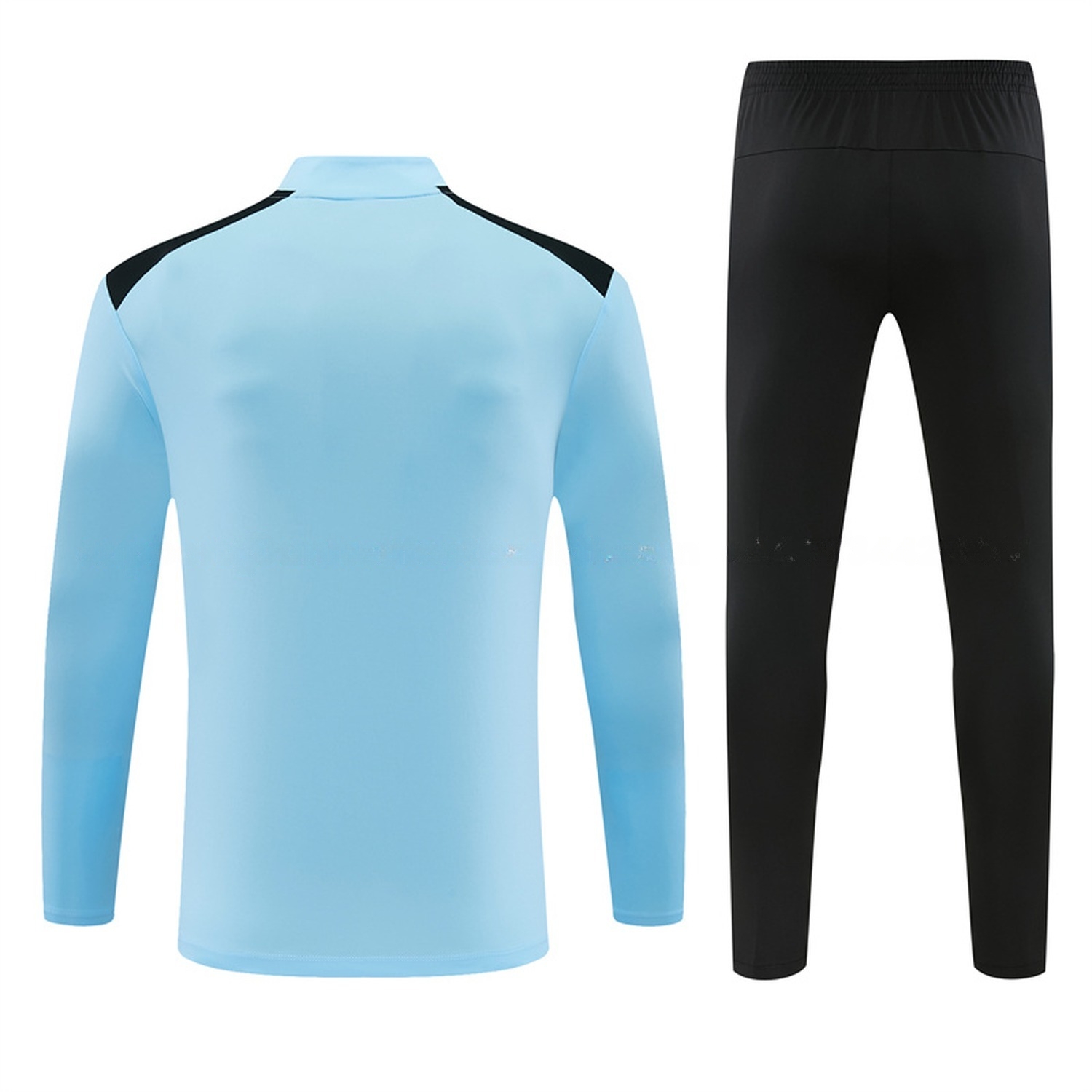 Feyenoord 26-27 Long Sleeve Training Set - Light Blue Top & Black Pants - JerseysGala