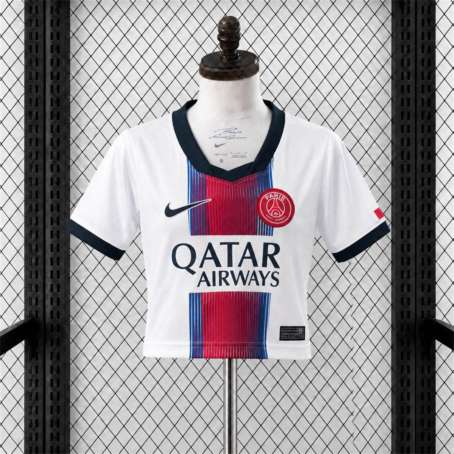 Women's Paris Saint-Germain PSG 26-27 Away Cropped Jersey - Fans Version - JerseysGala