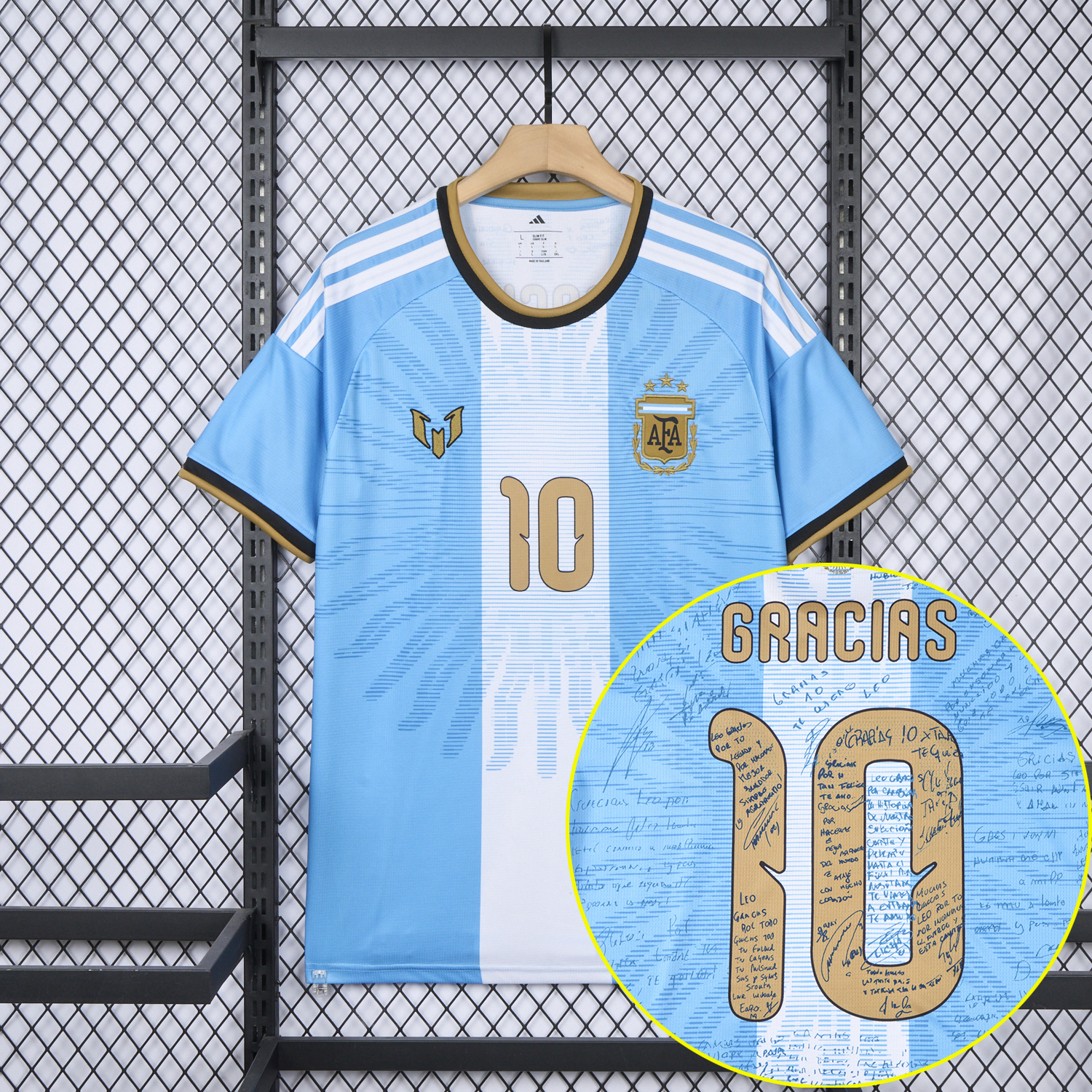 【Signed Version】Argentina 2026 Messi Anniversary Special Jersey - Fans Version - JerseysGala