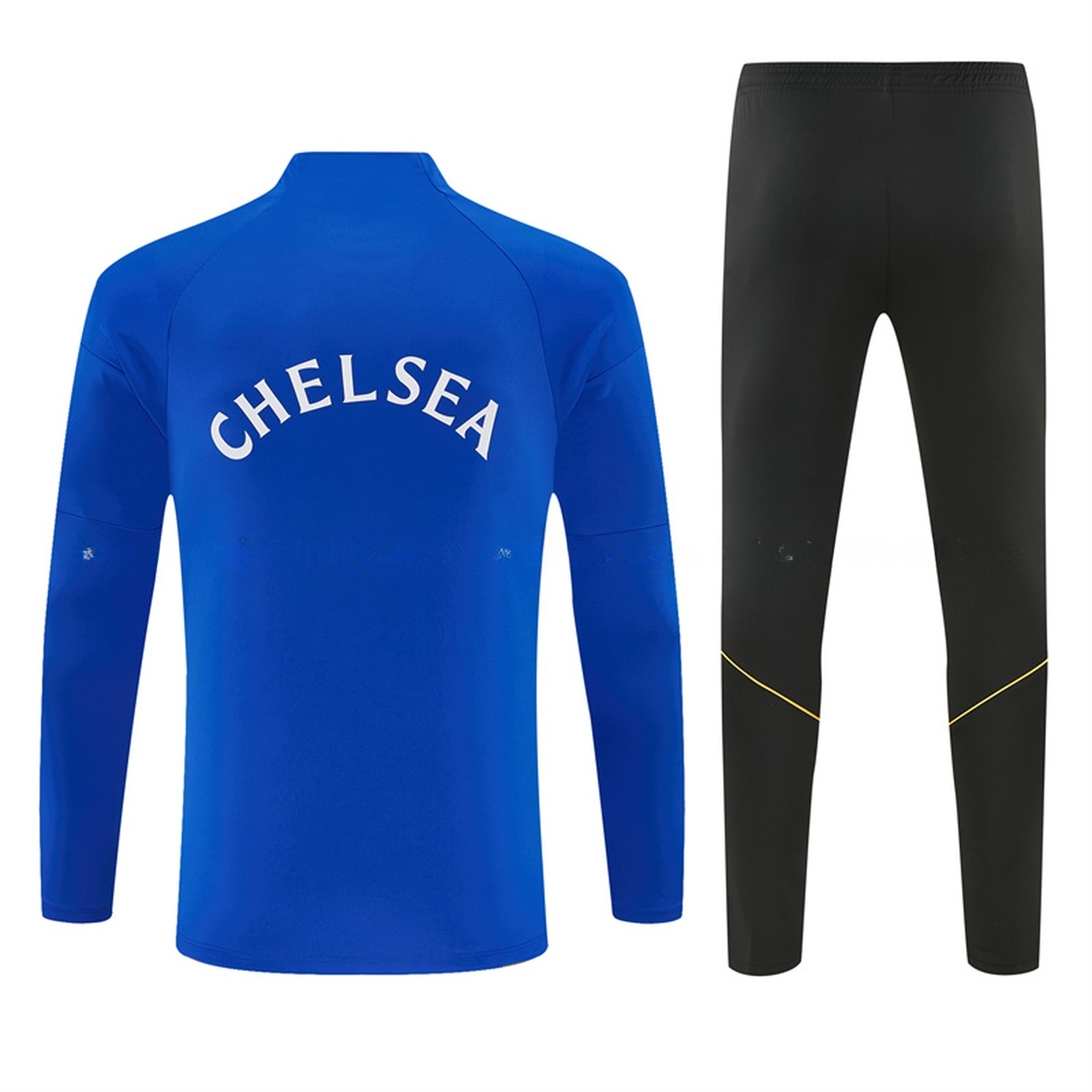 C.H.E.L.S.E.A 26-27 Kids Long Sleeve Training Set - Royal Blue Top & Black Pants - JerseysGala