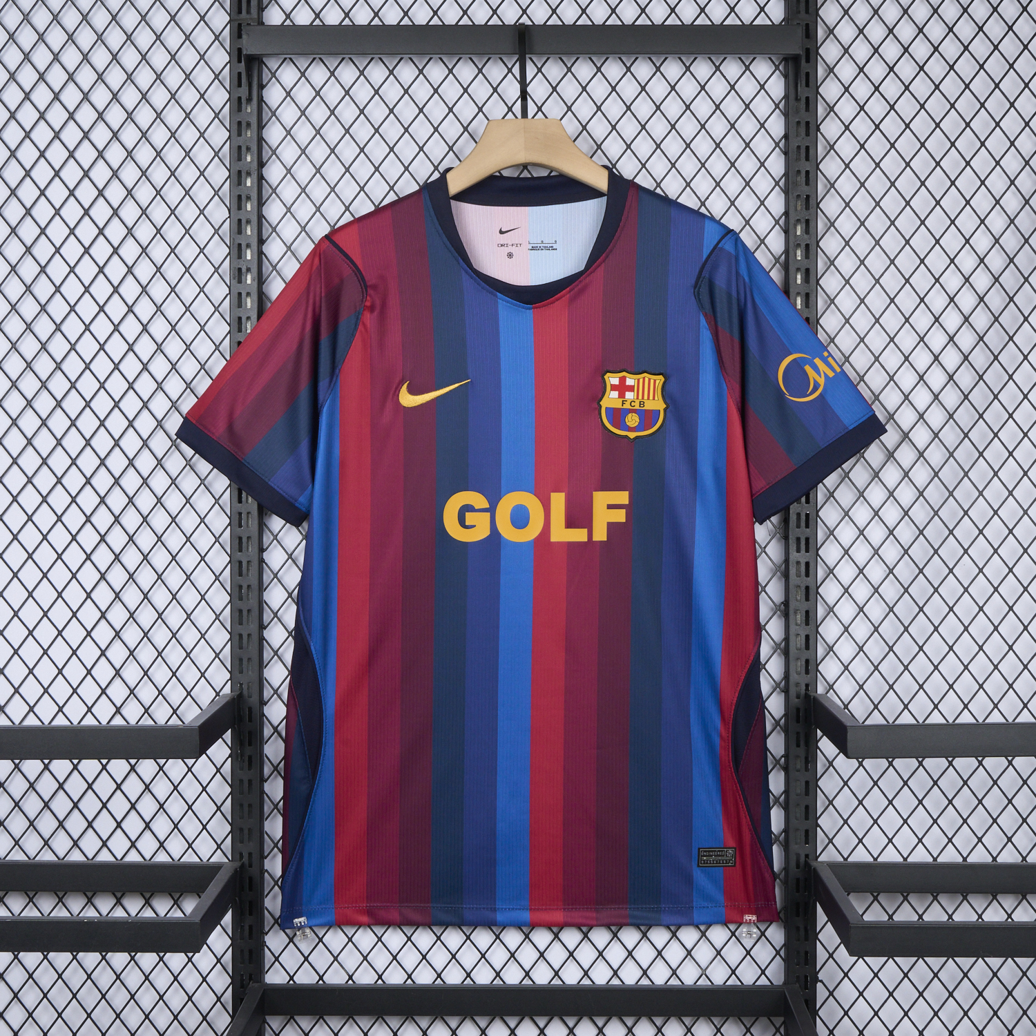 Barcelona 26-27 x Golf Wang El Clasico Blue Red Jersey - Fans Version - JerseysGala