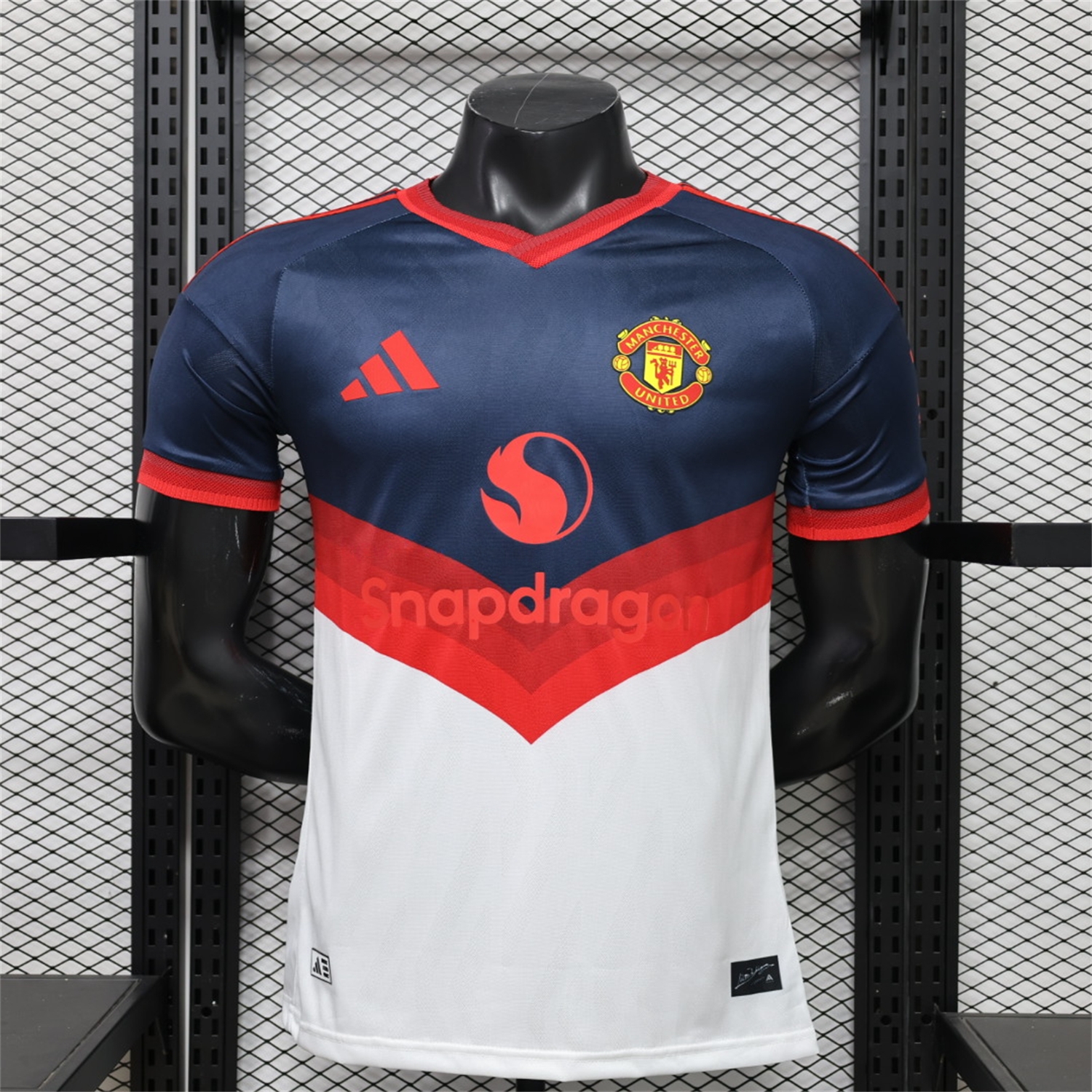Manchester United 26-27 Retro Casual Style Blue White Jersey - Player Version - JerseysGala