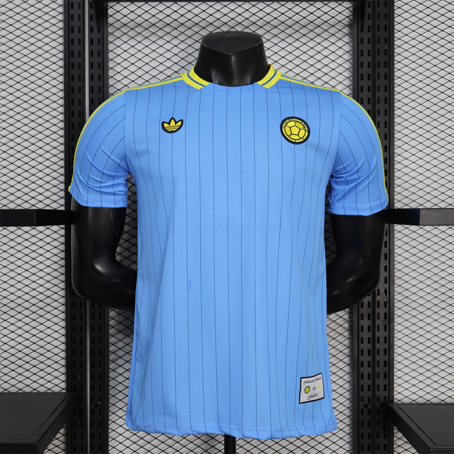 Colombia 2026 Terrace Icon Retro Casual Style Blue Jersey - Player Version - JerseysGala