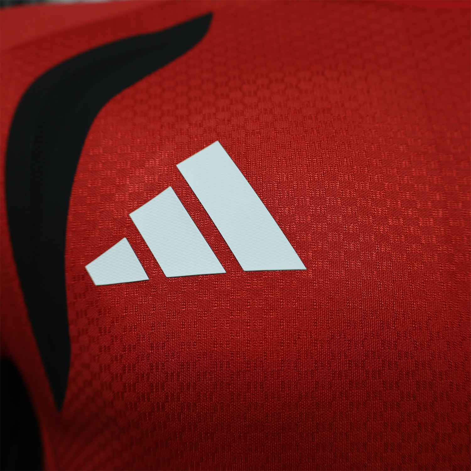 Manchester United 26-27 Black Sleeves Red Training Jersey - Player Version - JerseysGala