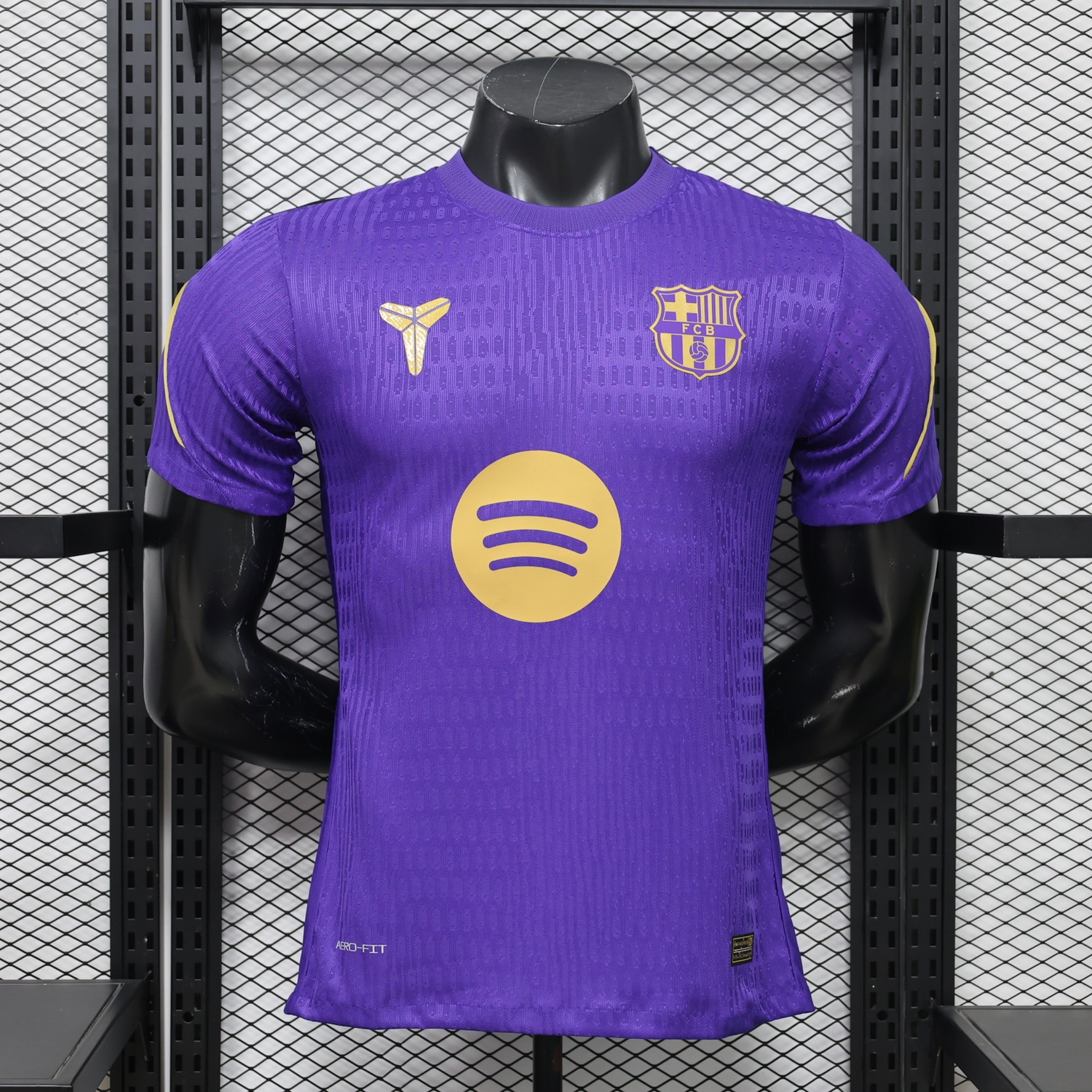 Barcelona 26-27 Purple Gold Special Jersey - Player Version - JerseysGala
