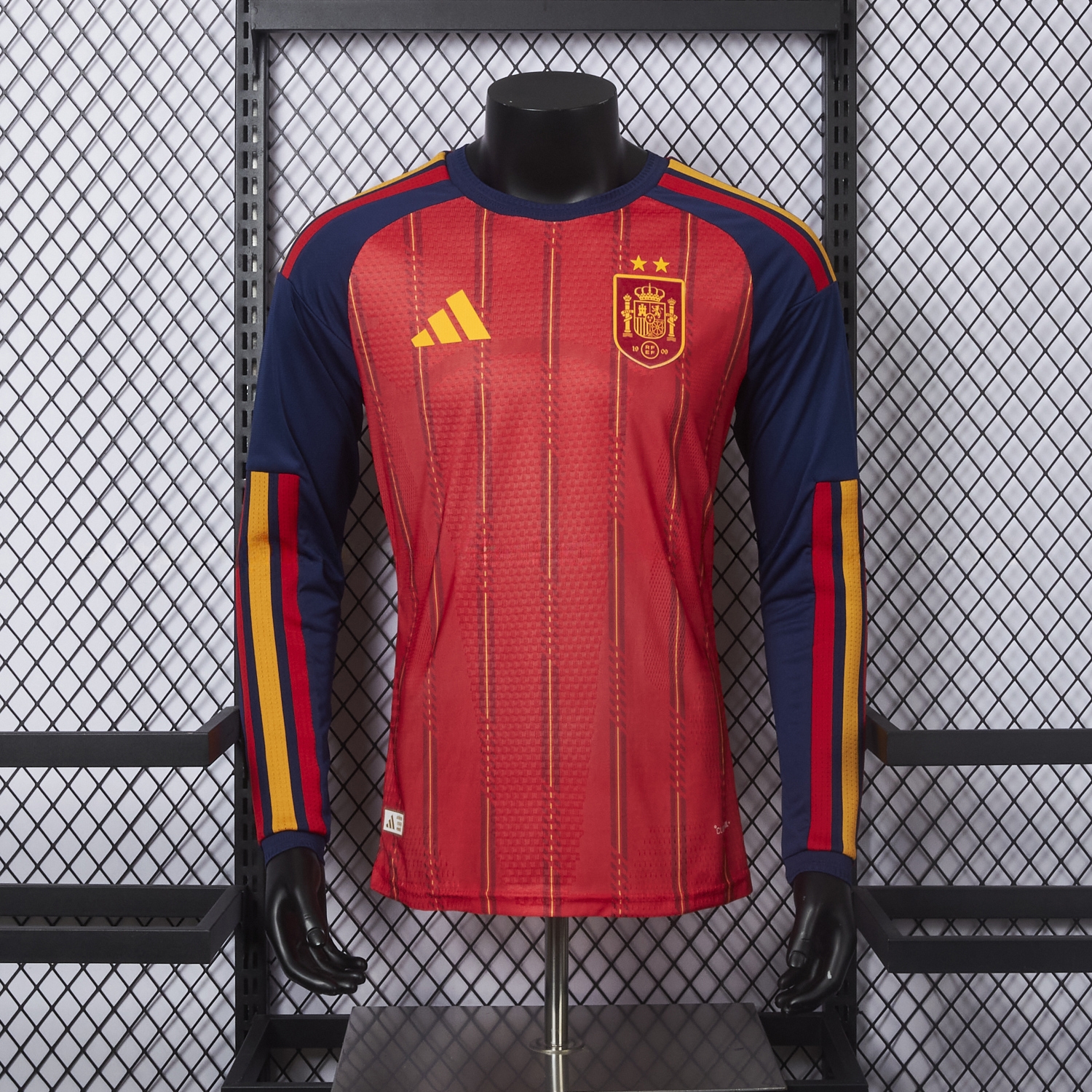 【Two-Crown Star】Spain 2026 Home Long Sleeves Jersey - Player Version - JerseysGala