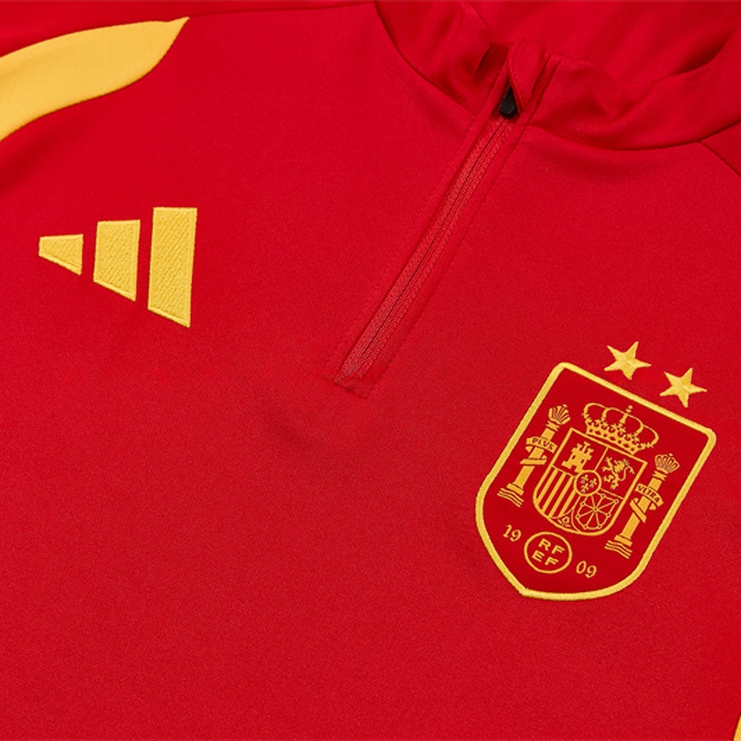 Spain 2026 Kids Long Sleeve Training Set - Red Top & Deep Blue Pants - JerseysGala