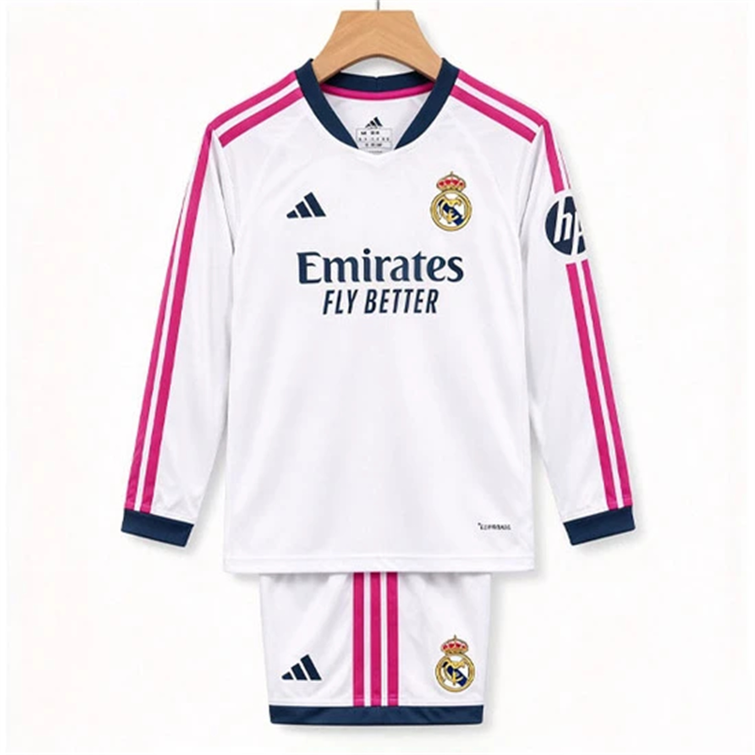 Real Madrid 26-27 Home Long Sleeves Kids Kit - JerseysGala