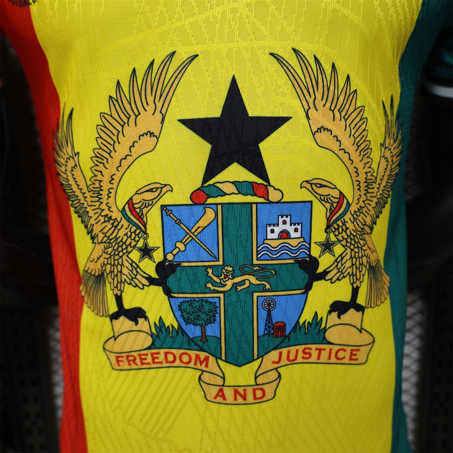 Ghana 2026 Ghana Coat Of Arms Special Jersey - Player Version - JerseysGala