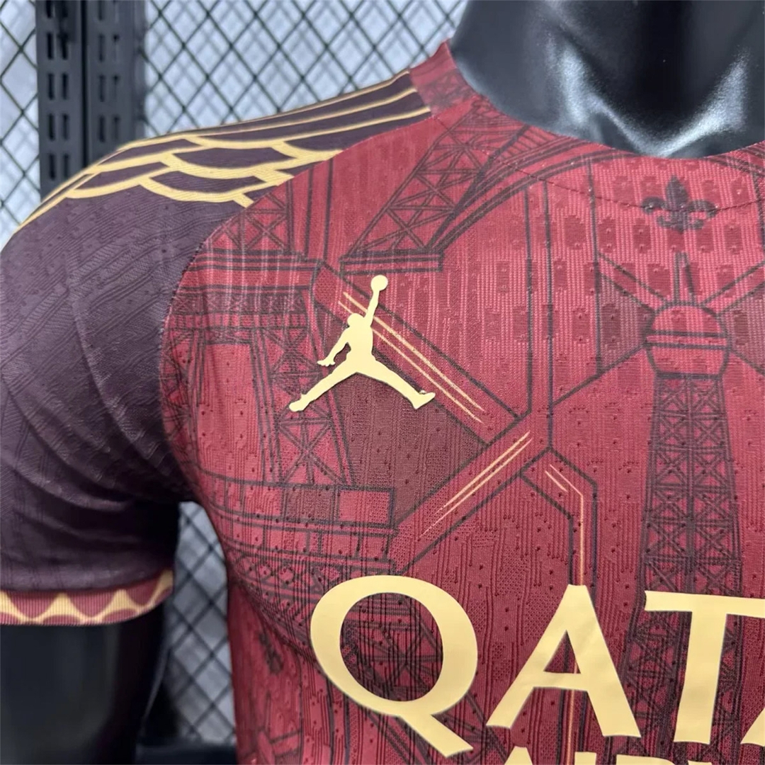 Paris Saint-Germain PSG 25-26 Red Eiffel Tower Concept Special Jersey - Player Version - JerseysGala