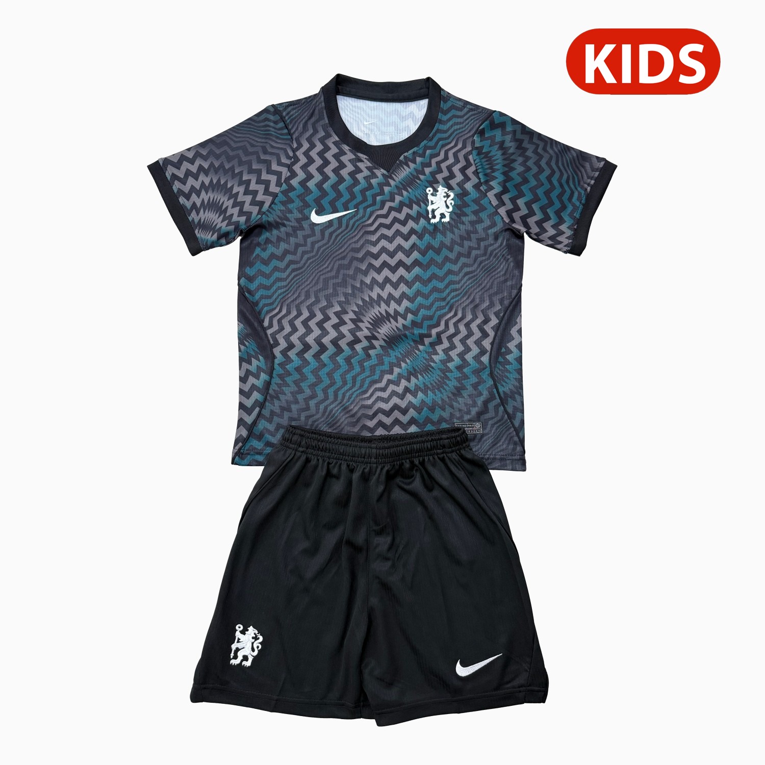 C.H.E.L.S.E.A 26-27 Black Goalkeeper Kids Kit - JerseysGala