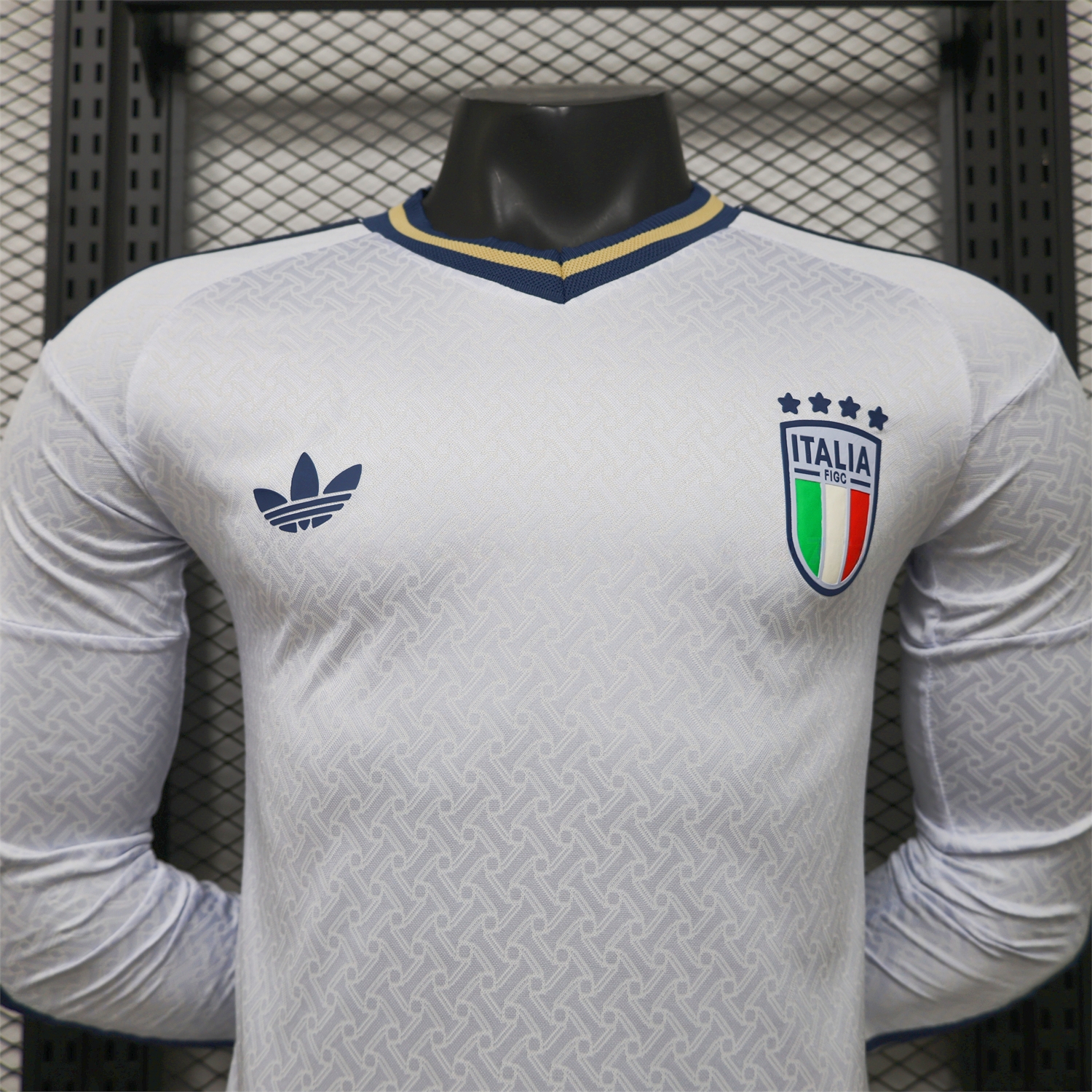Italy 2026 Away Long Sleeves Jersey - Player Version - JerseysGala