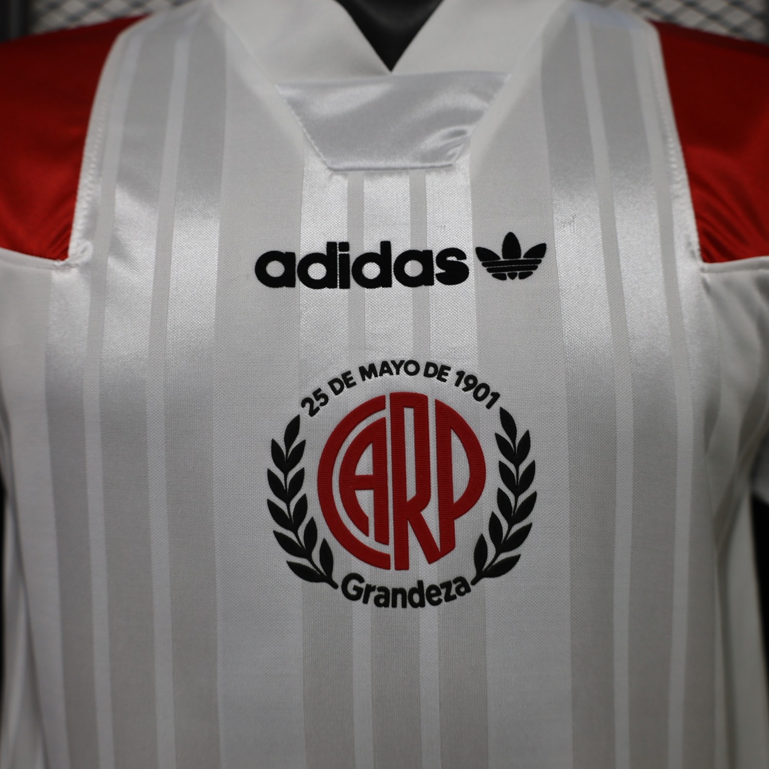 River Plate 26-27 White Retro Style Casual Jersey - Player Version - JerseysGala