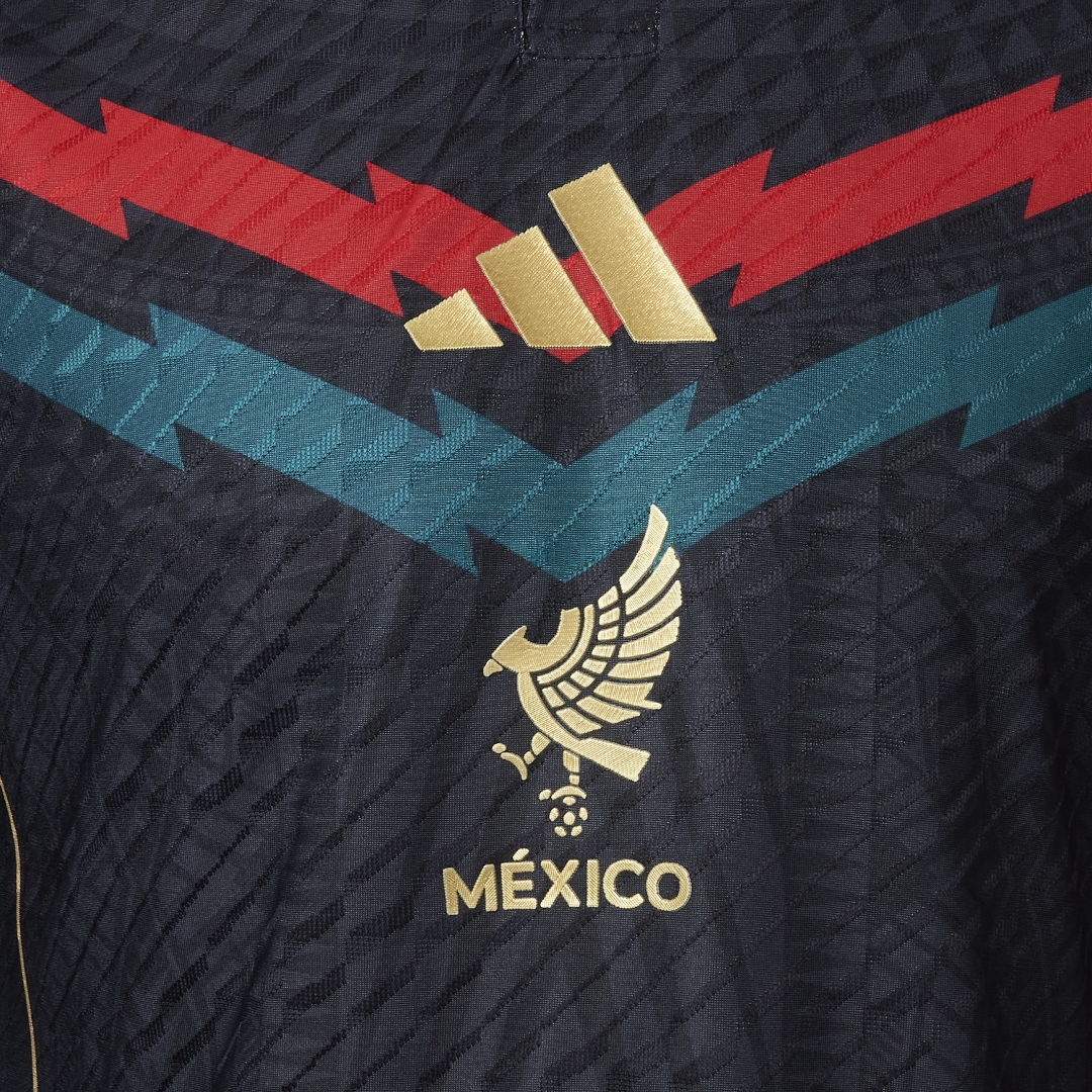 Mexico 25-26 Red And Green Chest Lines Special Jersey - Player Version - JerseysGala