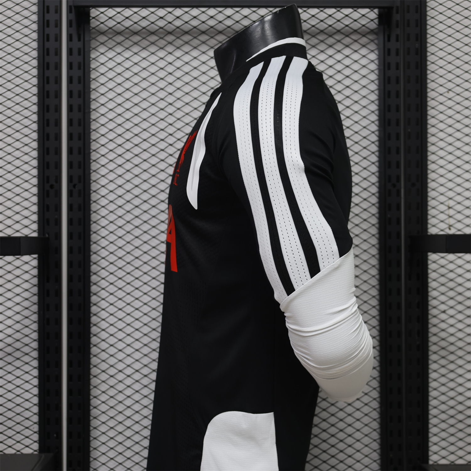 Liver.pool 26-27 Black White Long Sleeves Training Jersey - Player Version - JerseysGala