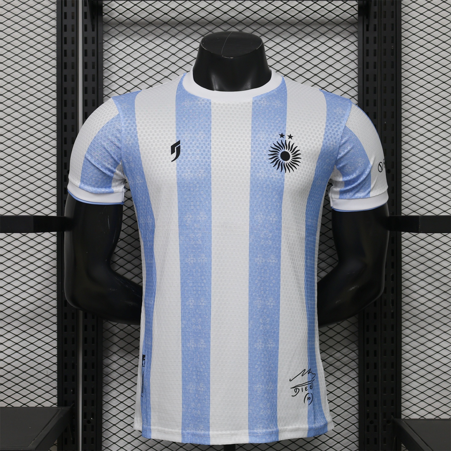 Argentina 2026 Blue And White Diego Memory Special Jersey - Player Version - JerseysGala