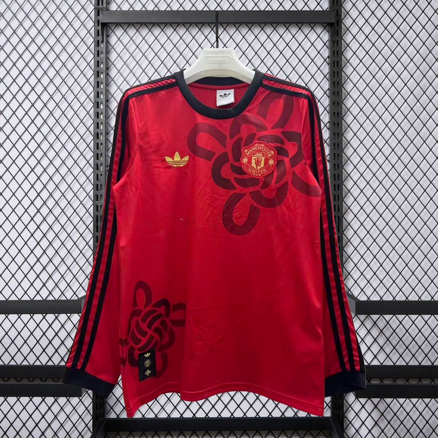 Manchester United 25-26 Chinese Knot Red Special Long Sleeves Jersey - Fans Version - JerseysGala