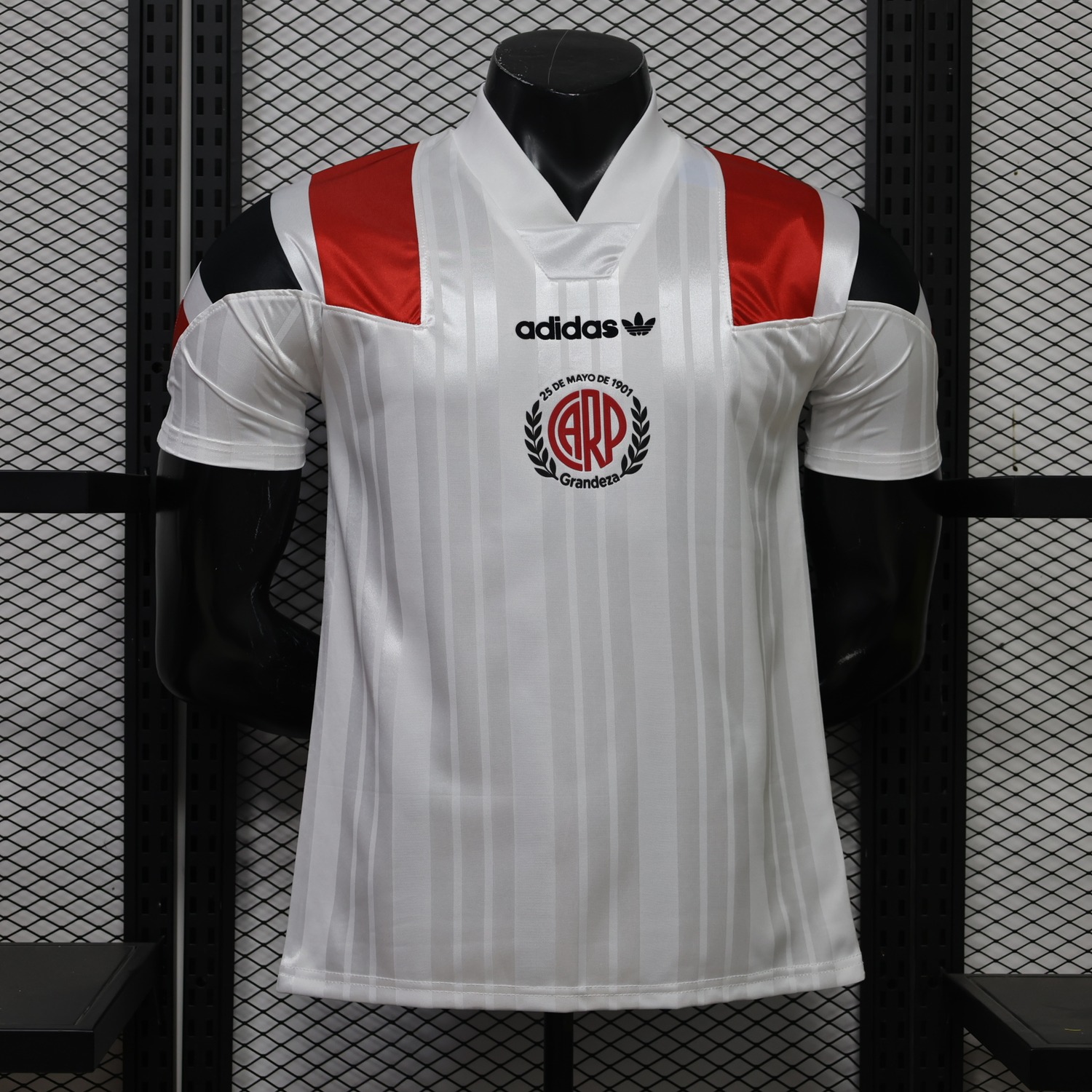 River Plate 26-27 White Retro Style Casual Jersey - Player Version - JerseysGala