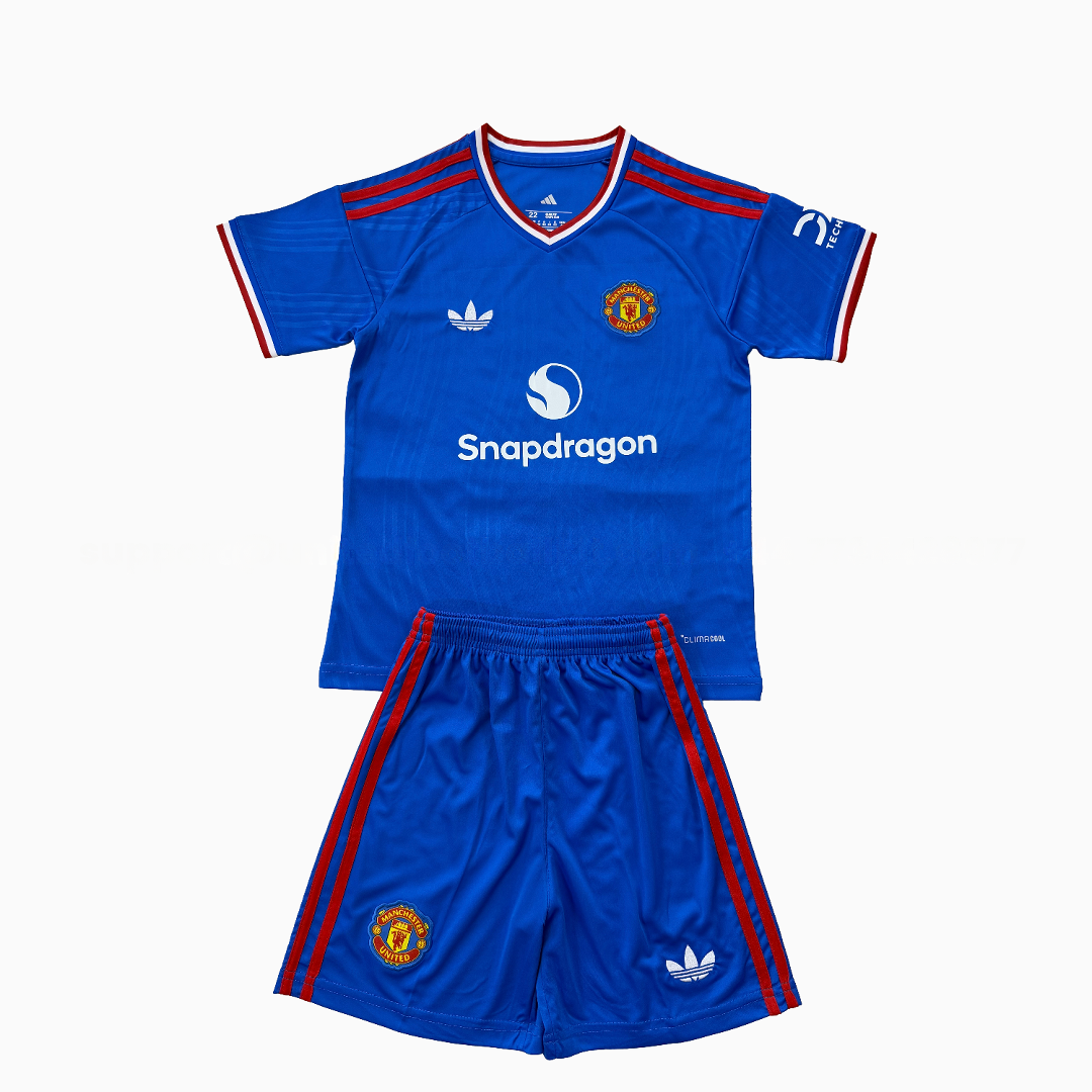Manchester United 26-27 Snapdragon Blue Special Men's Adult Jersey Set - Fans Version - JerseysGala
