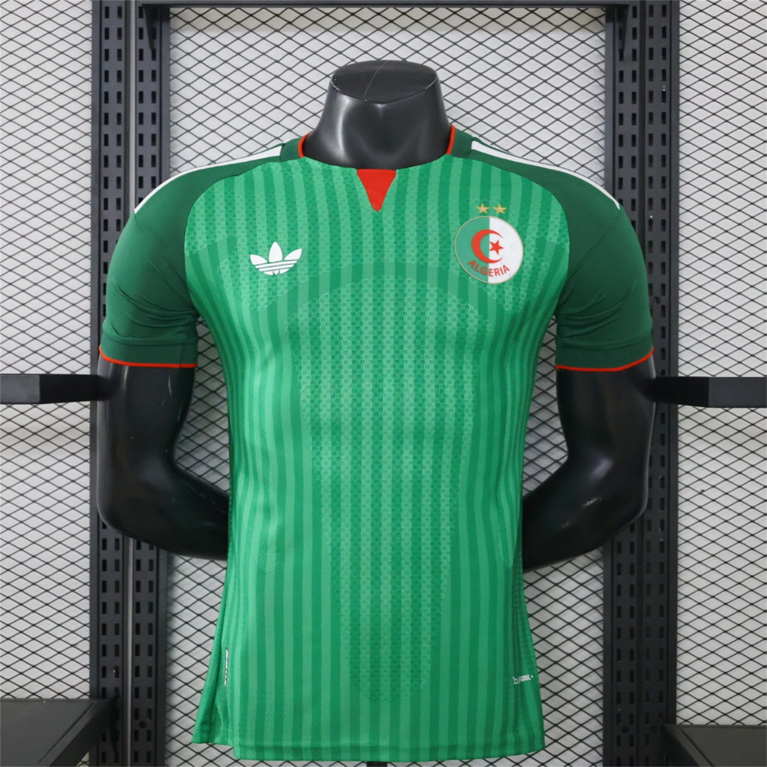 Algeria 2026 Away Green Jersey With 2 Stars - Player Version - JerseysGala
