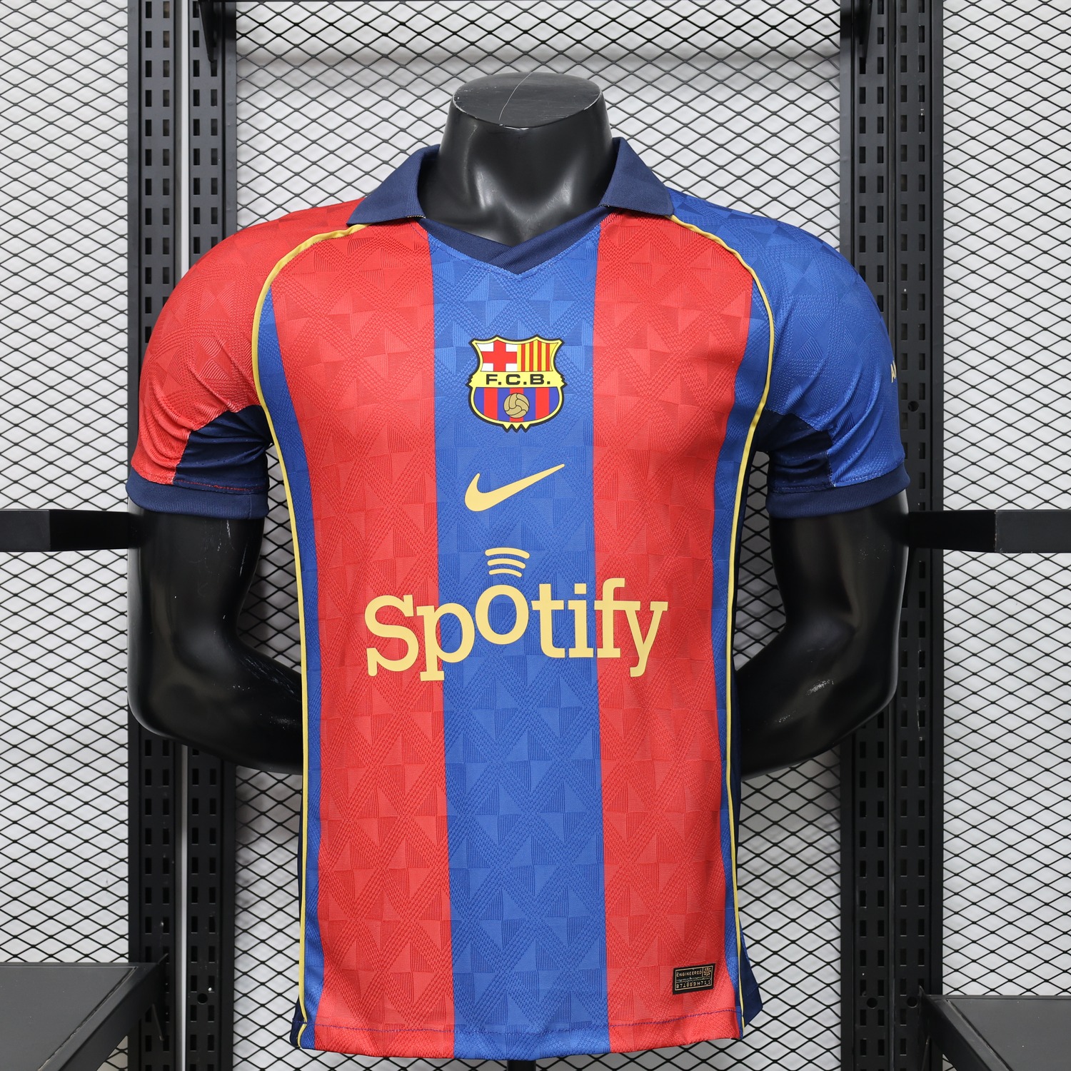 Barcelona 26-27 Retro Style Casual Red Blue Jersey - Player Version - JerseysGala