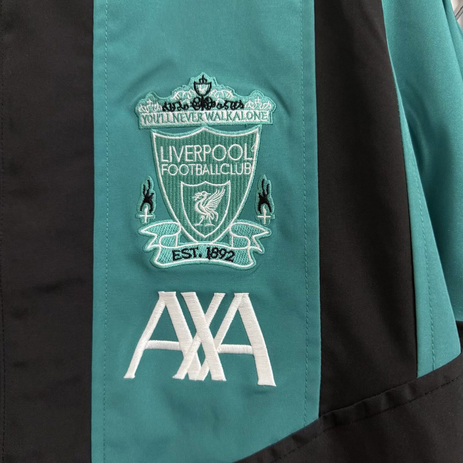 Liver.pool 26-27 EQT Black Green Windbreaker Jacket - JerseysGala